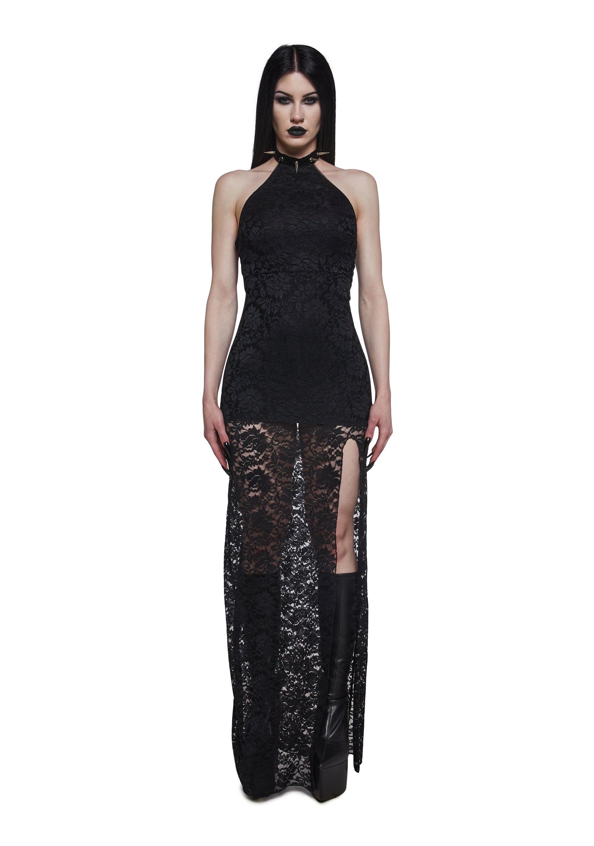 Carnal Lace Dress - Black