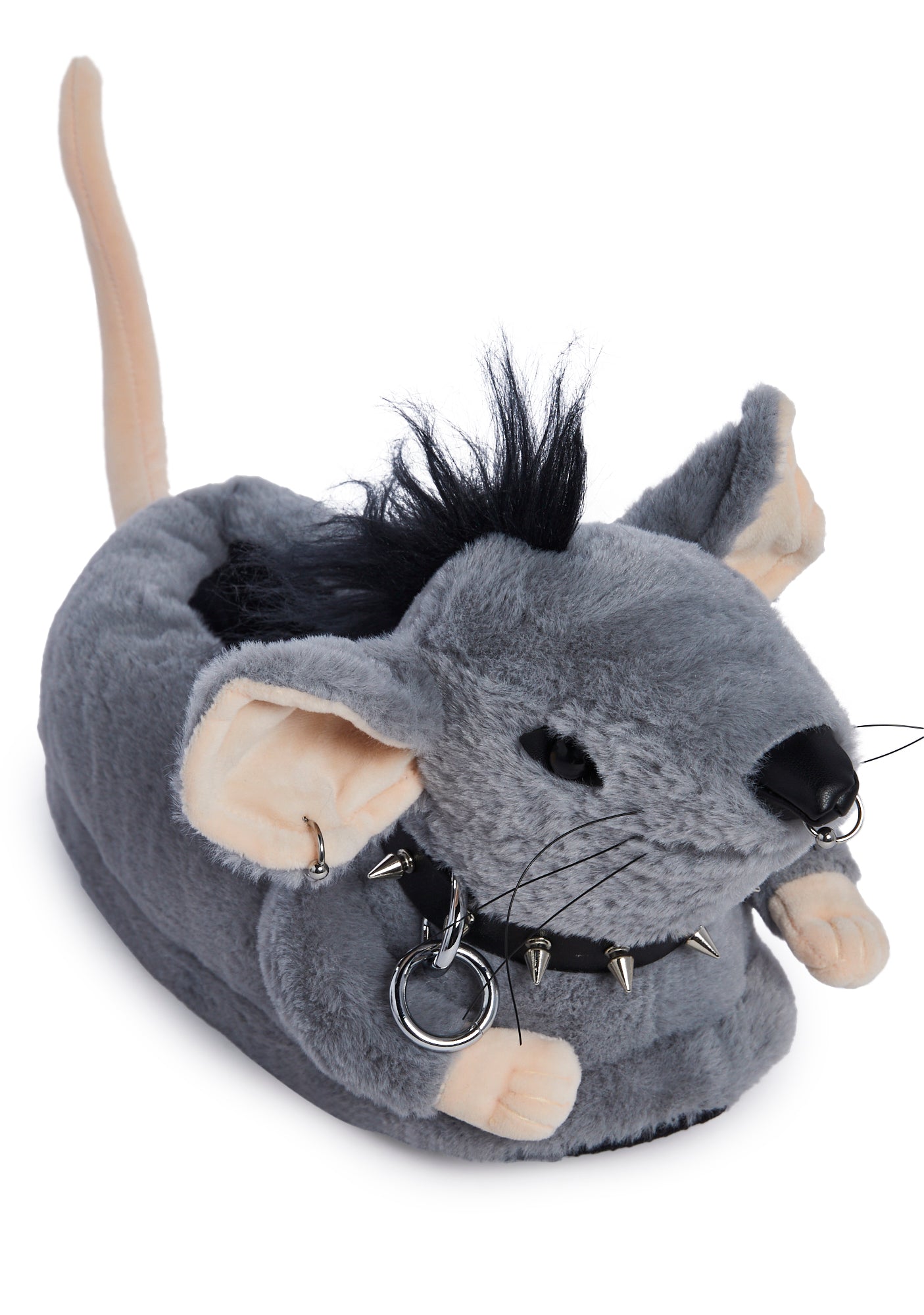 Alternative view of Gnaw On This Rat Slippers