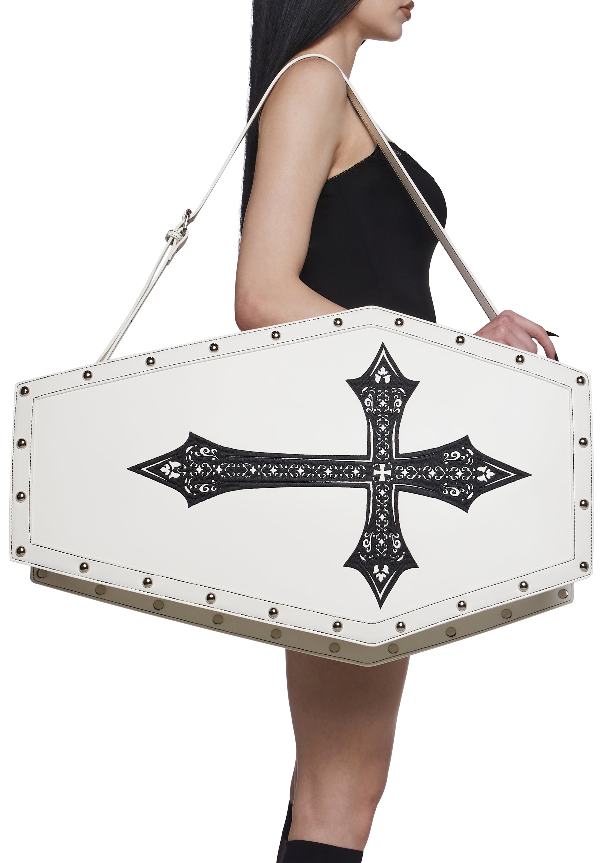 Alternative view of Dead Weight Coffin Weekender - White