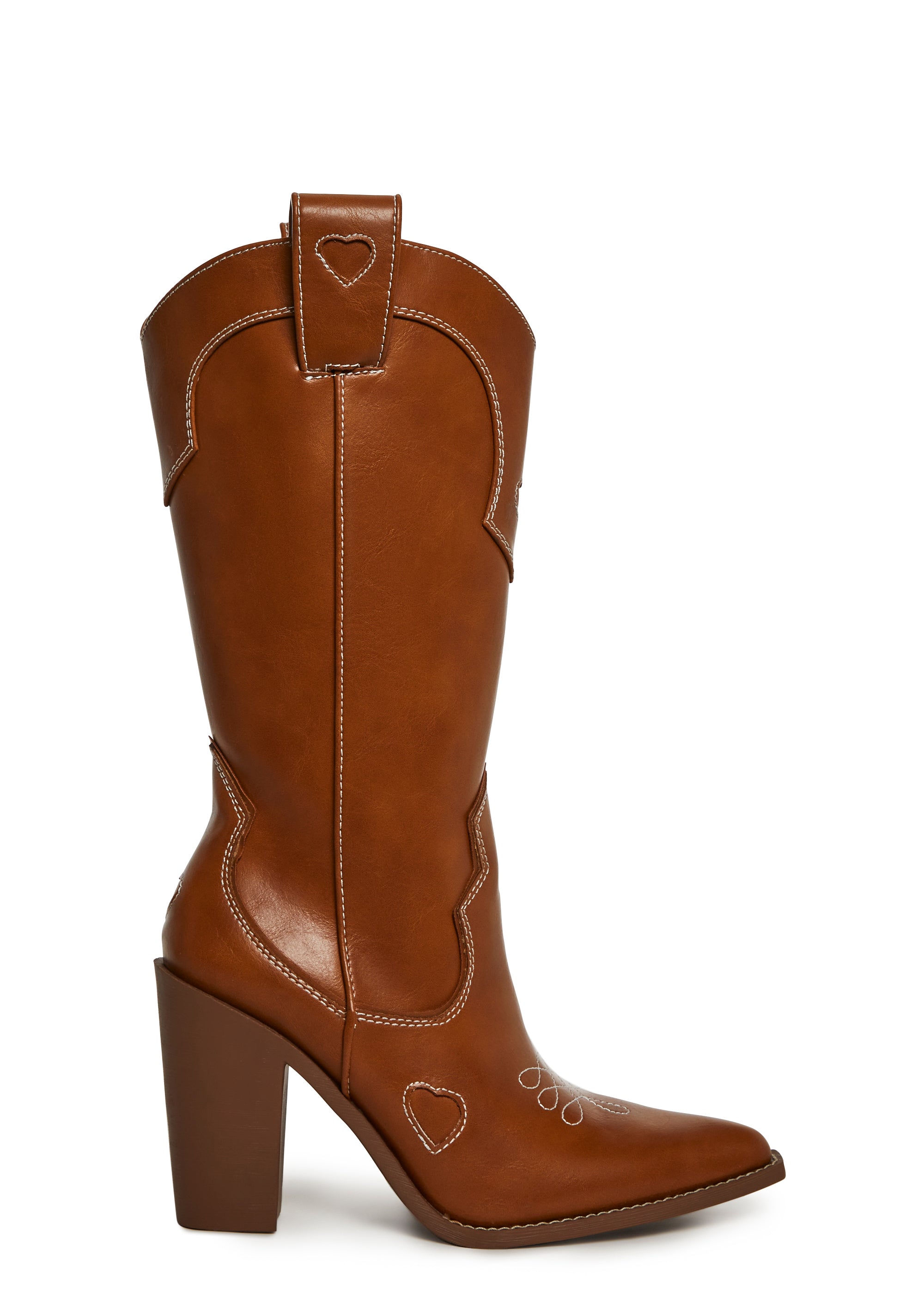 Basic Present Perfect Cowgirl Boot - Carmel