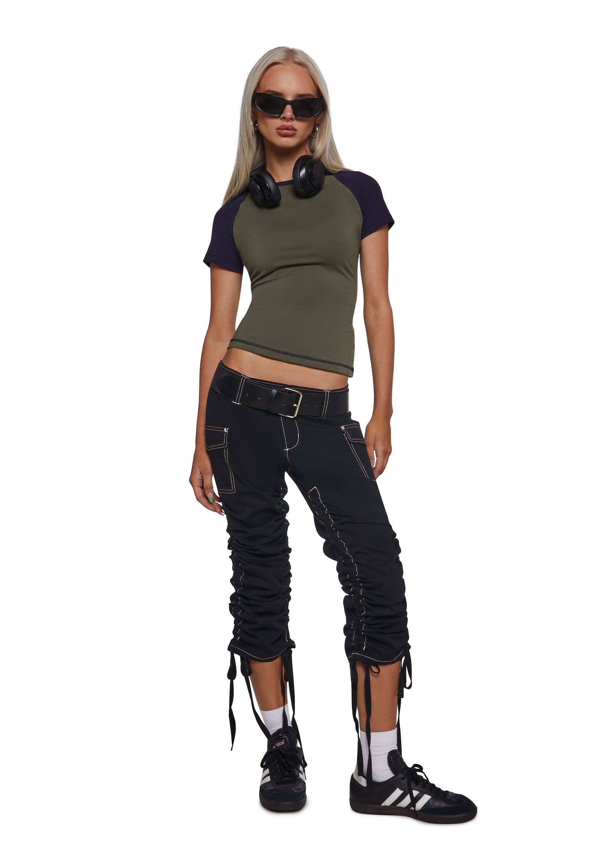 Alternative view of Texting Back Low Rise Pants