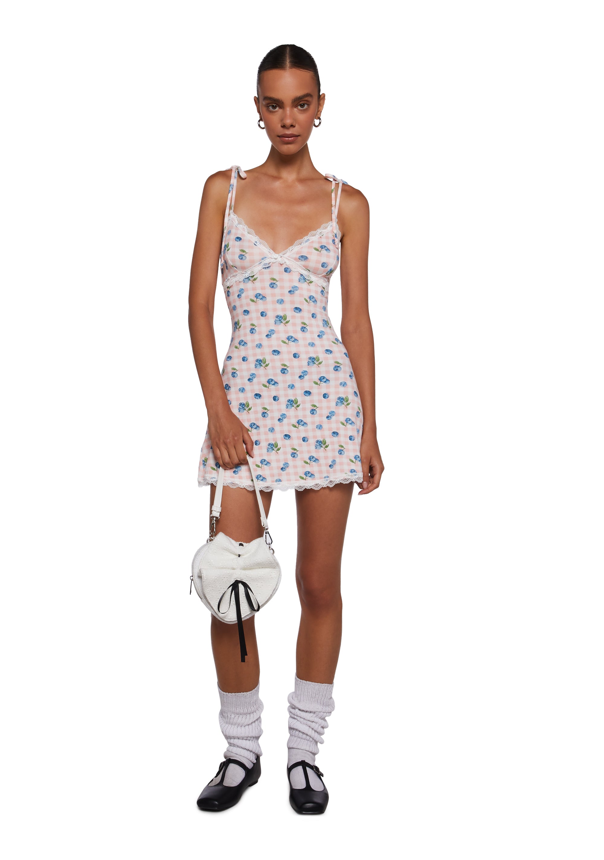 Alternative view of Sweet Sunset Mini Dress - Blue