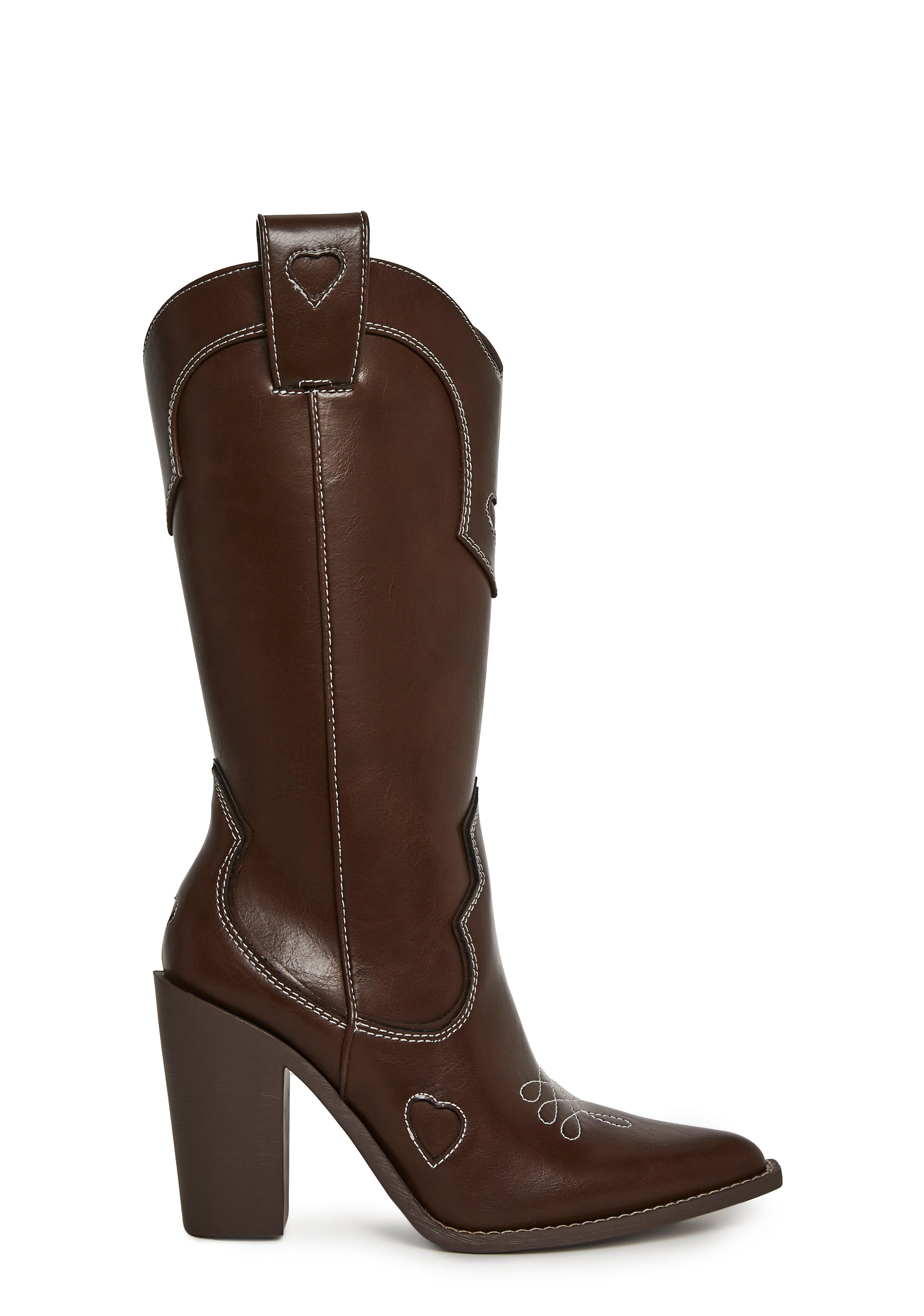 Basic Present Perfect Cowgirl Boot - Brown