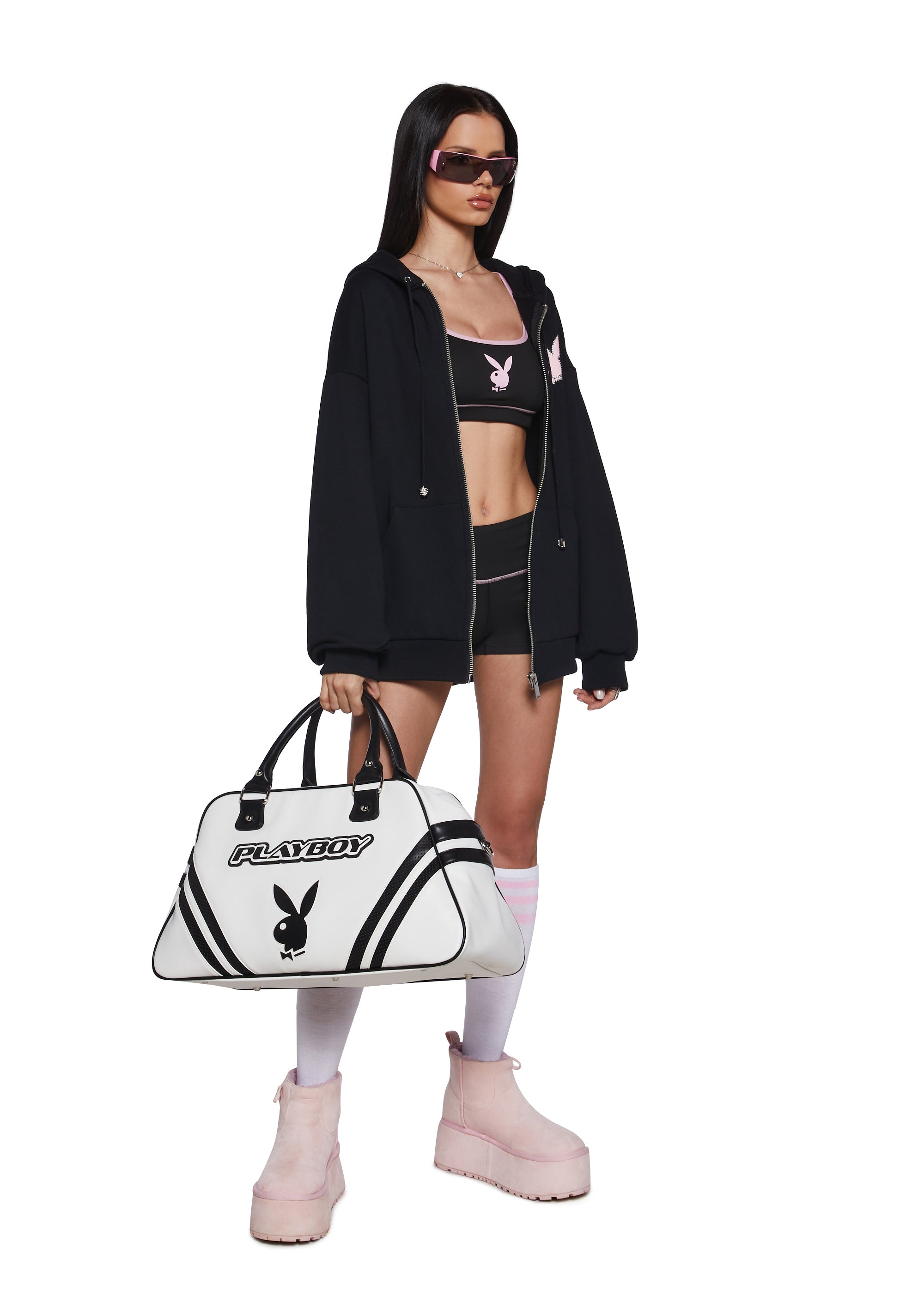 Alternative view of Flirt More Zip-Up Hoodie