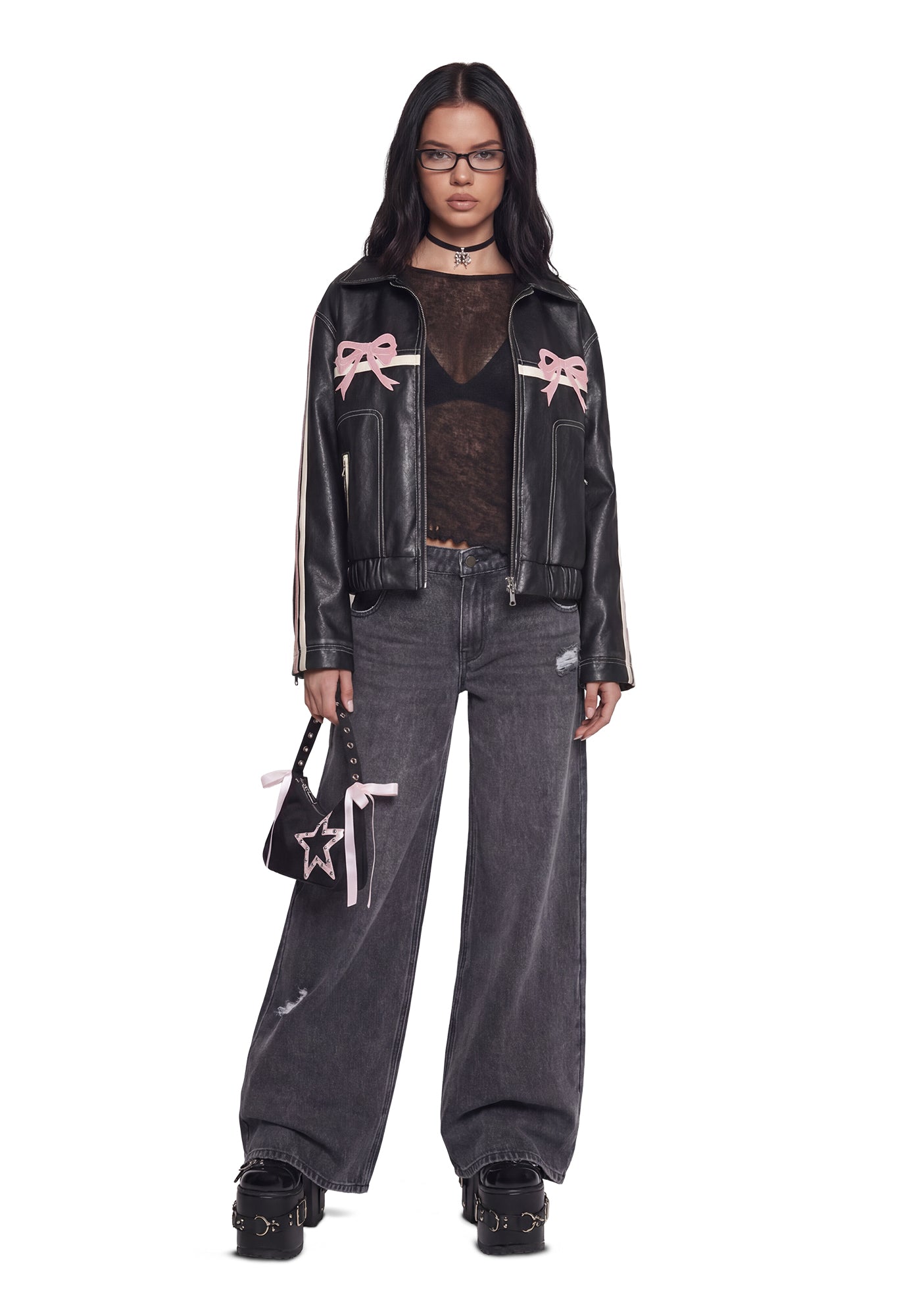 Alternative view of Tough Cutie Vegan Leather Jacket