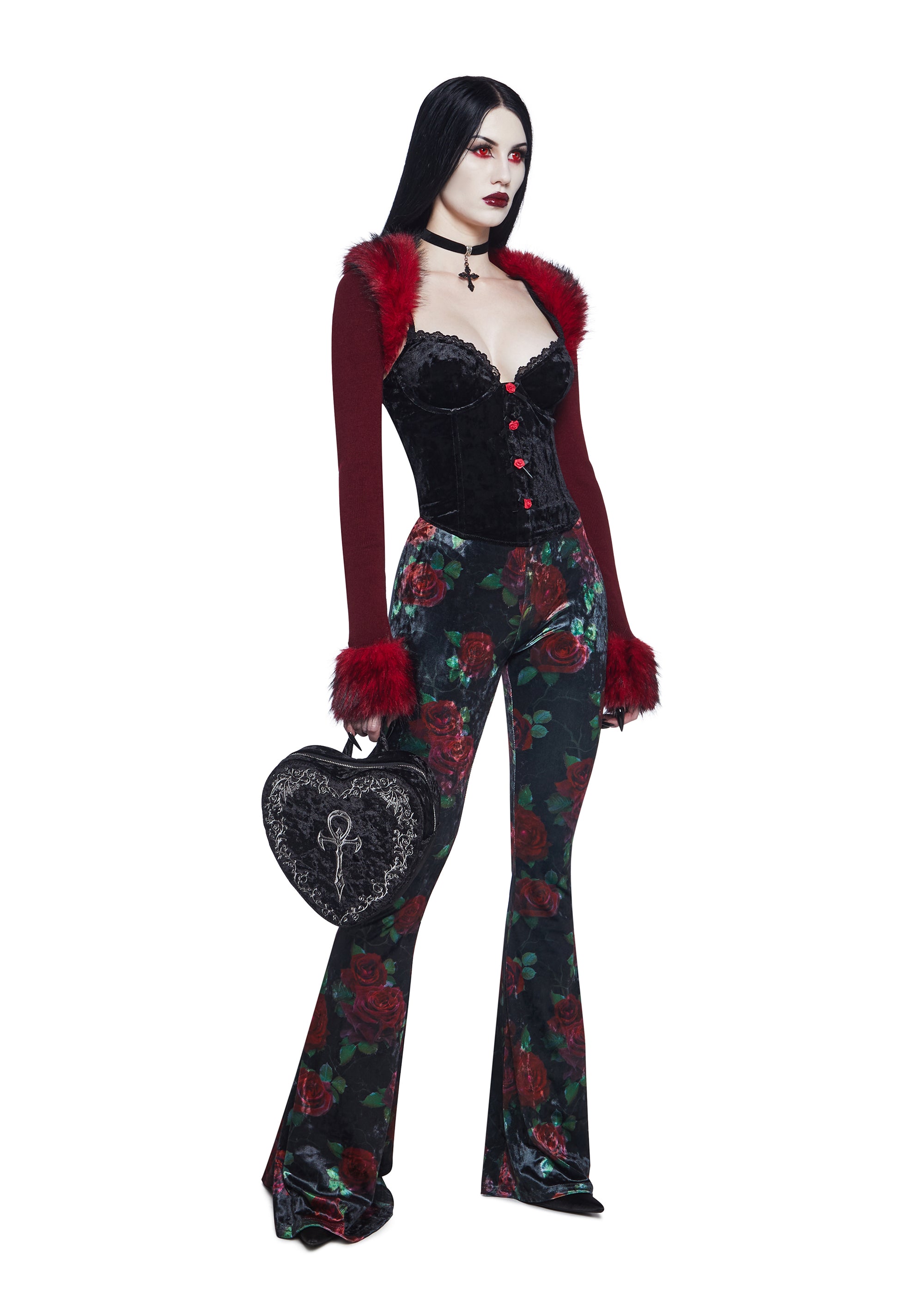 Alternative view of Covet You Corset Top - Black