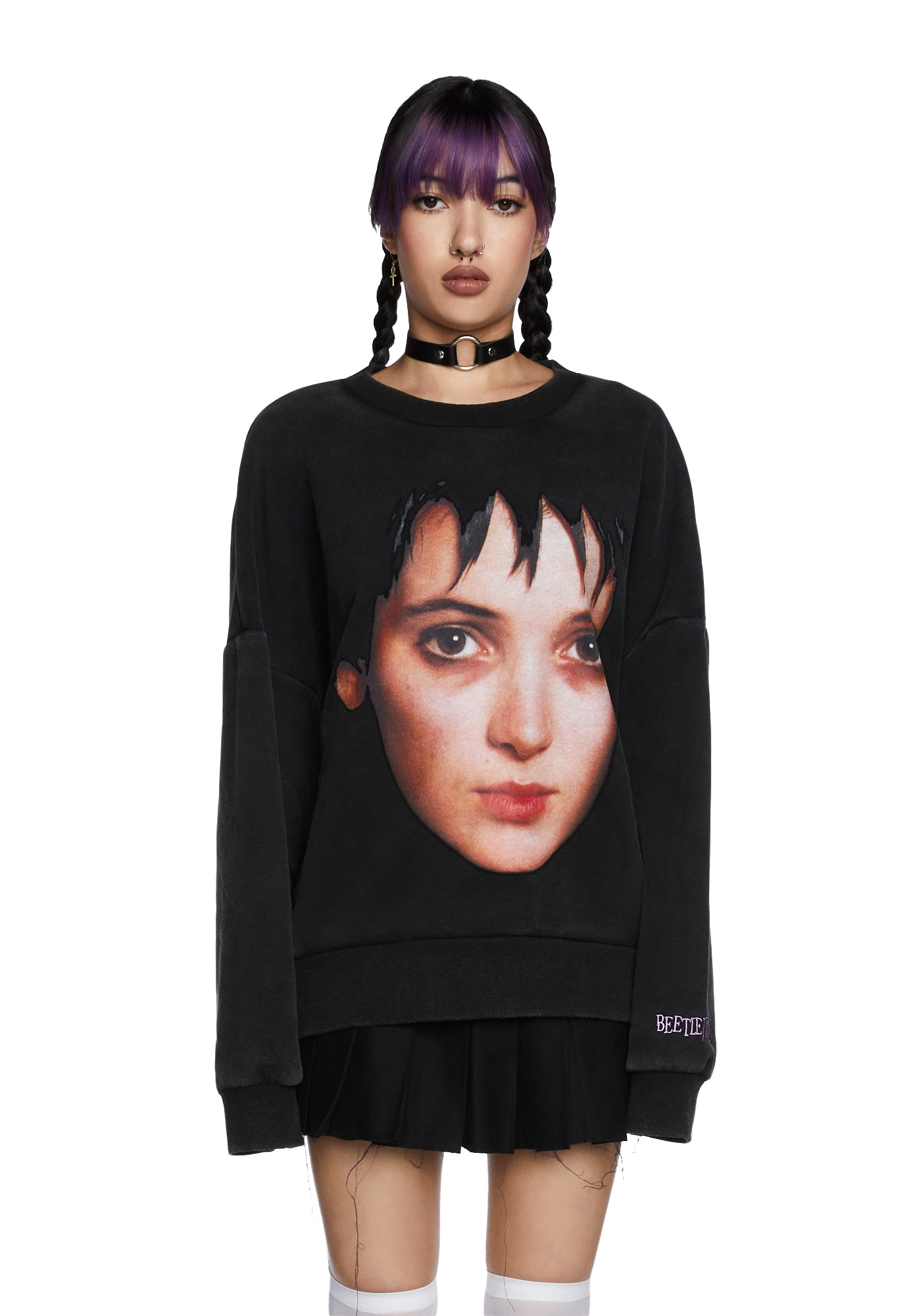Distressed Soul Oversized Sweatshirt