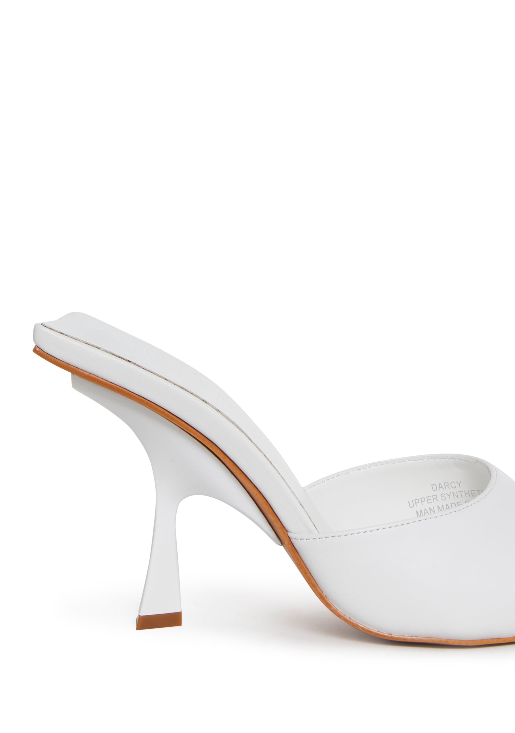 Alternative view of Cutie Escape Peep Toe Heels - White