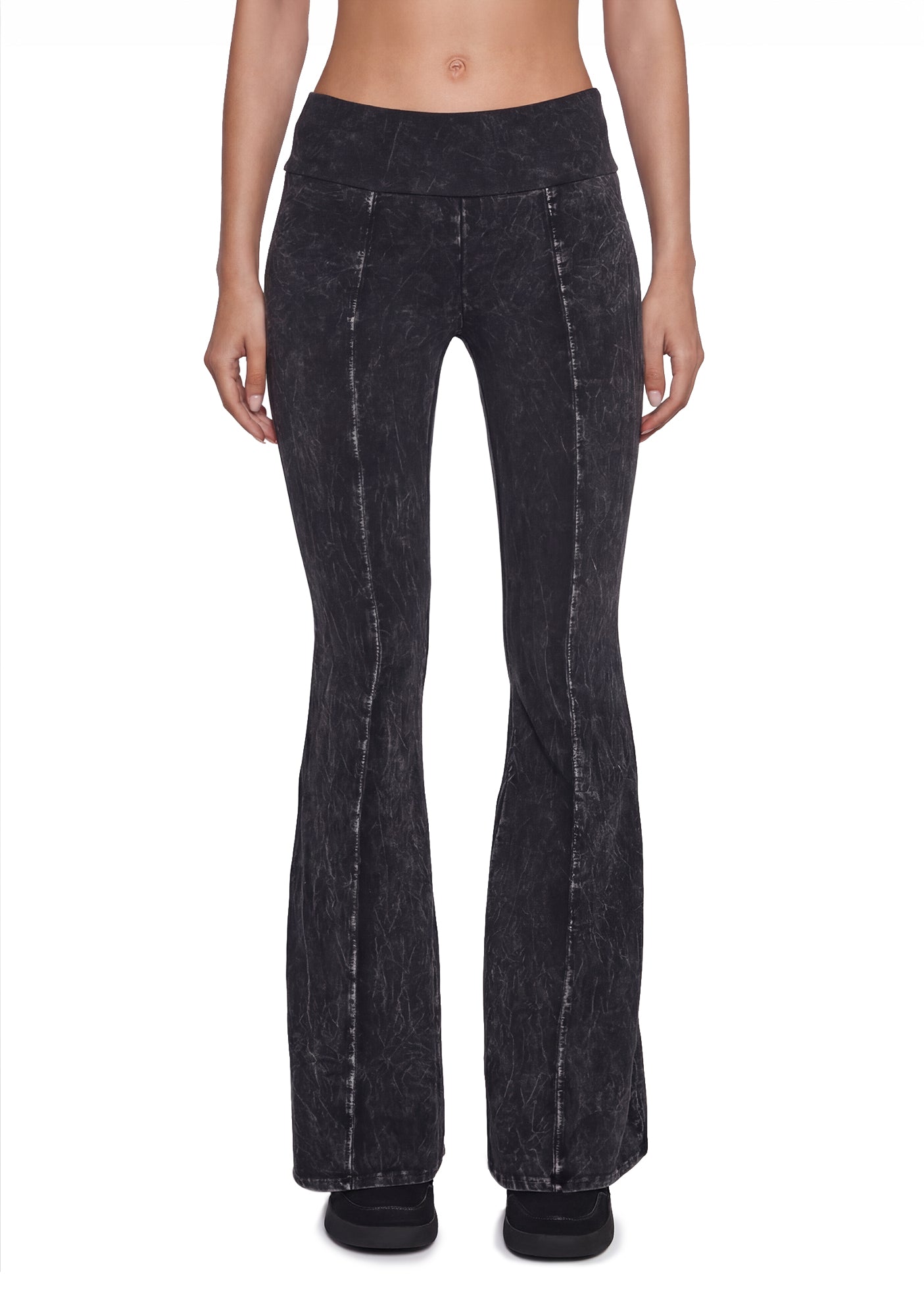 Synth Ideology Flared Pants - Black