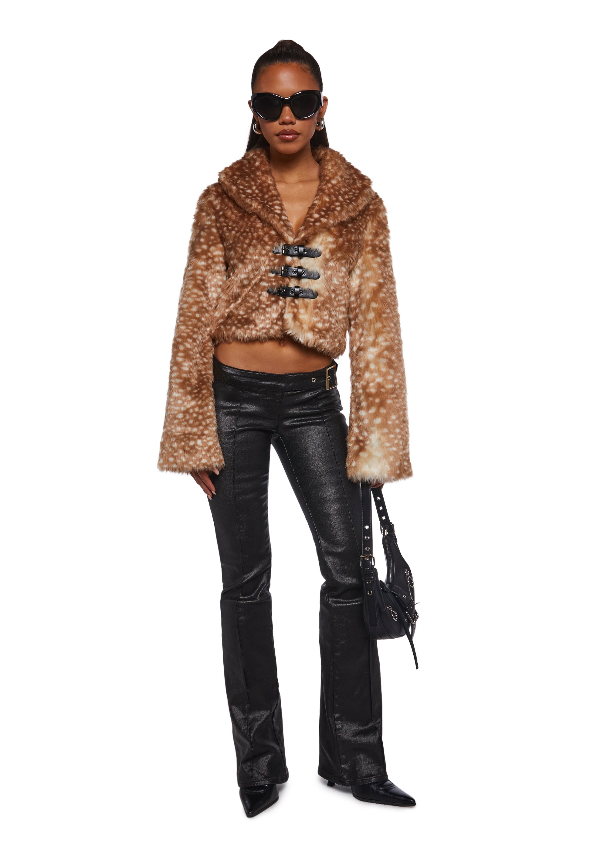 Alternative view of Fawn Over Me Faux Fur Jacket