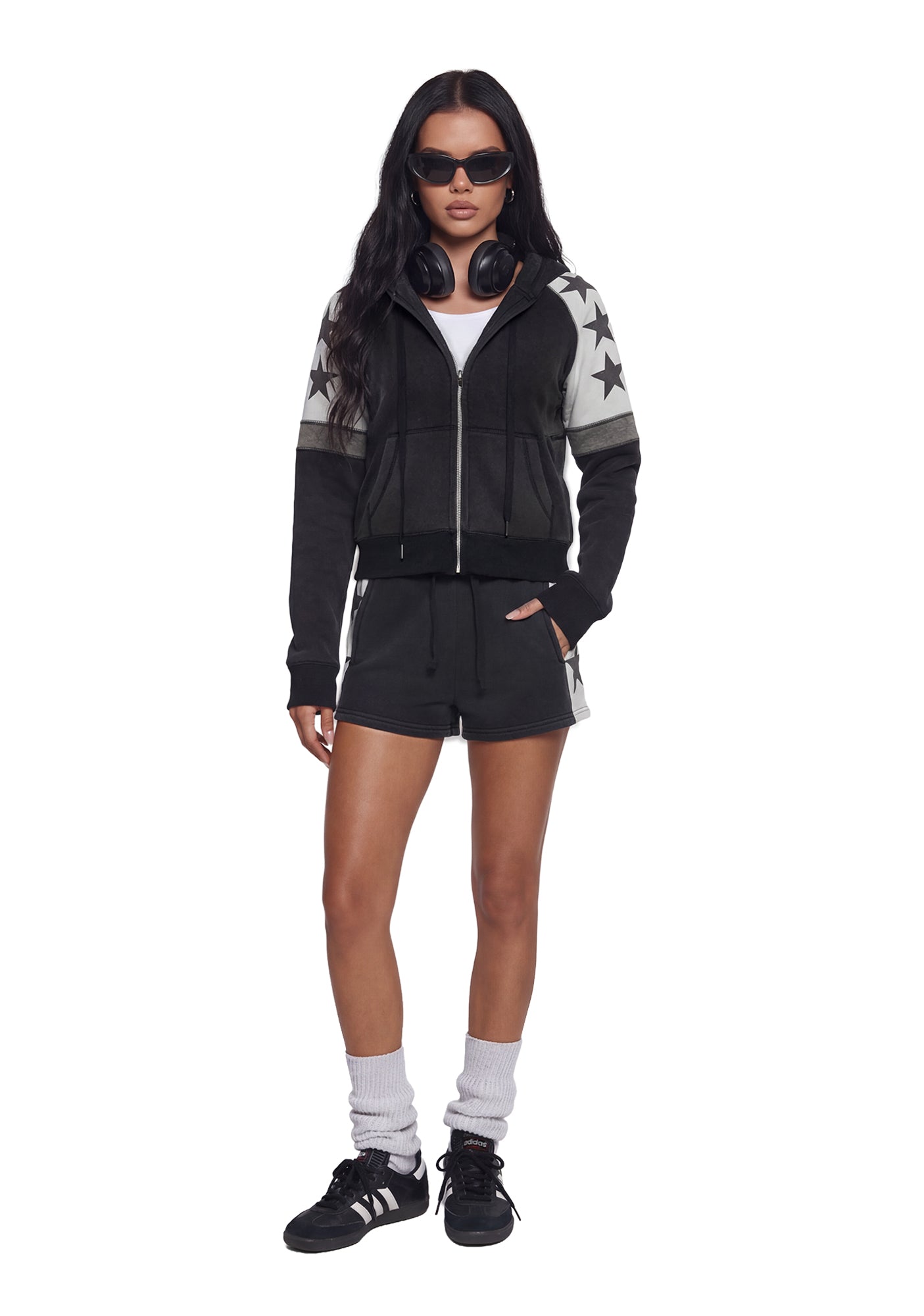 Alternative view of Starry Zip Up Hoodie