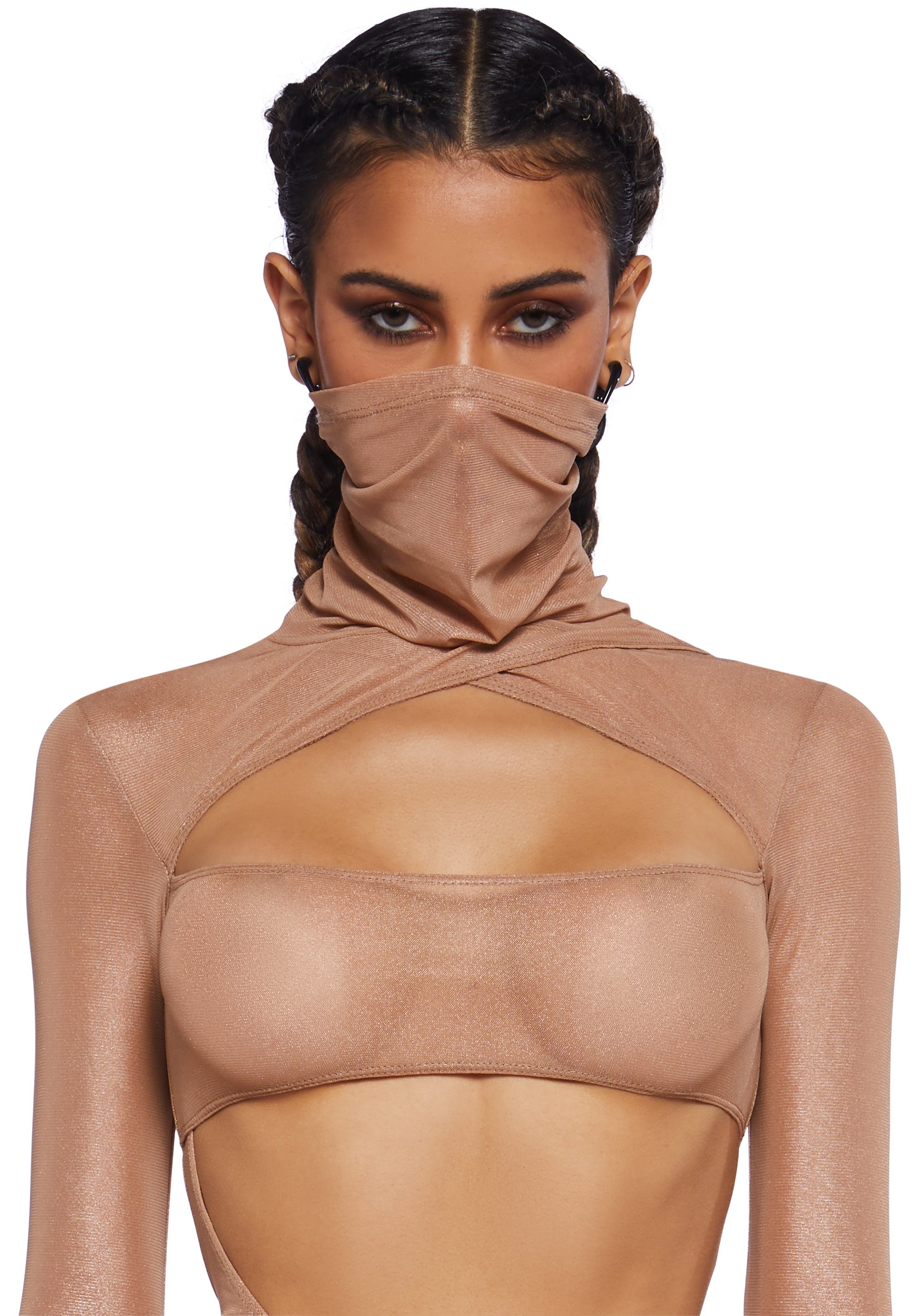 Alternative view of Dreamland Dancer Bodycon Dress - Gold