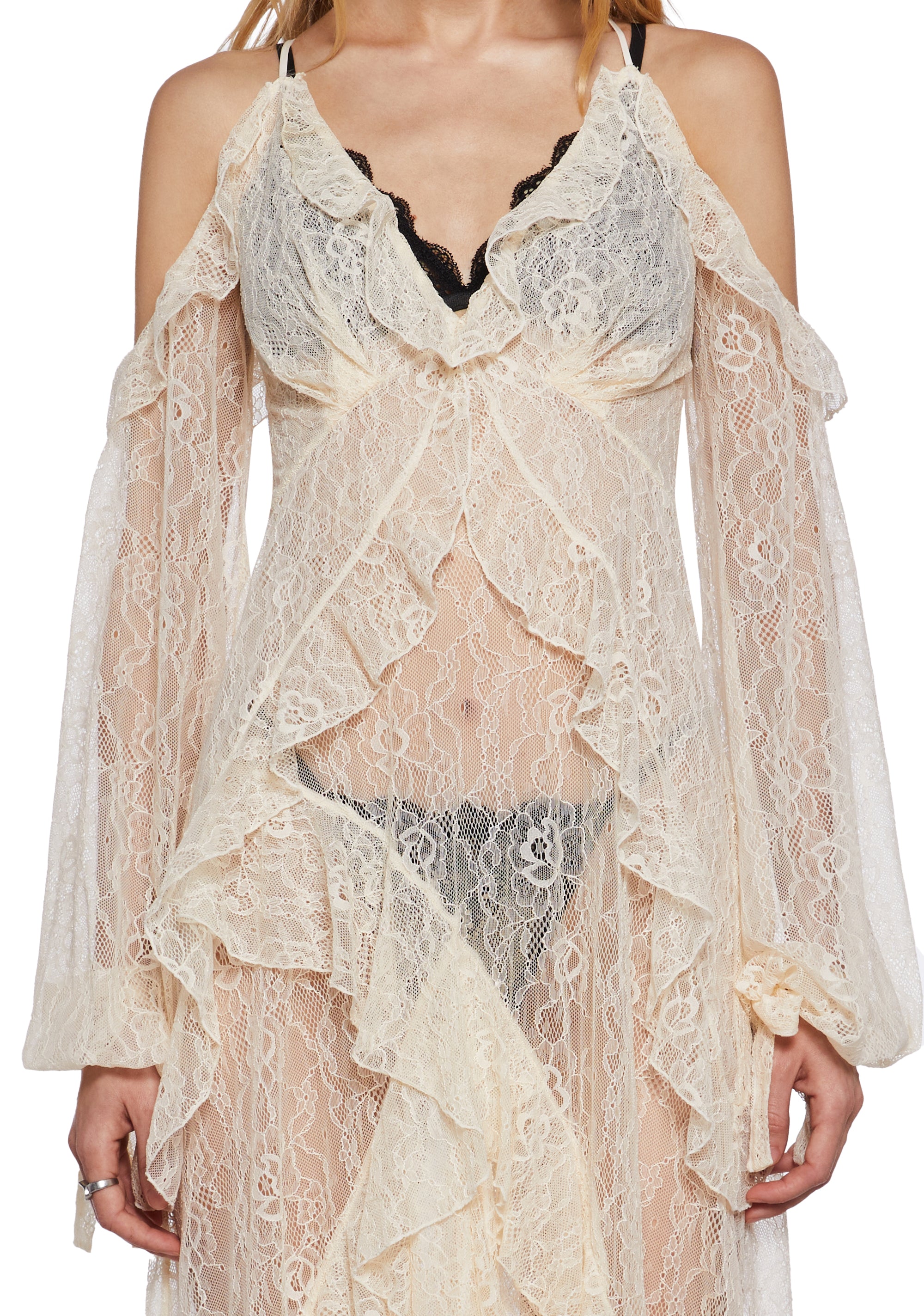 Alternative view of Desert Mirage Lace Maxi Dress