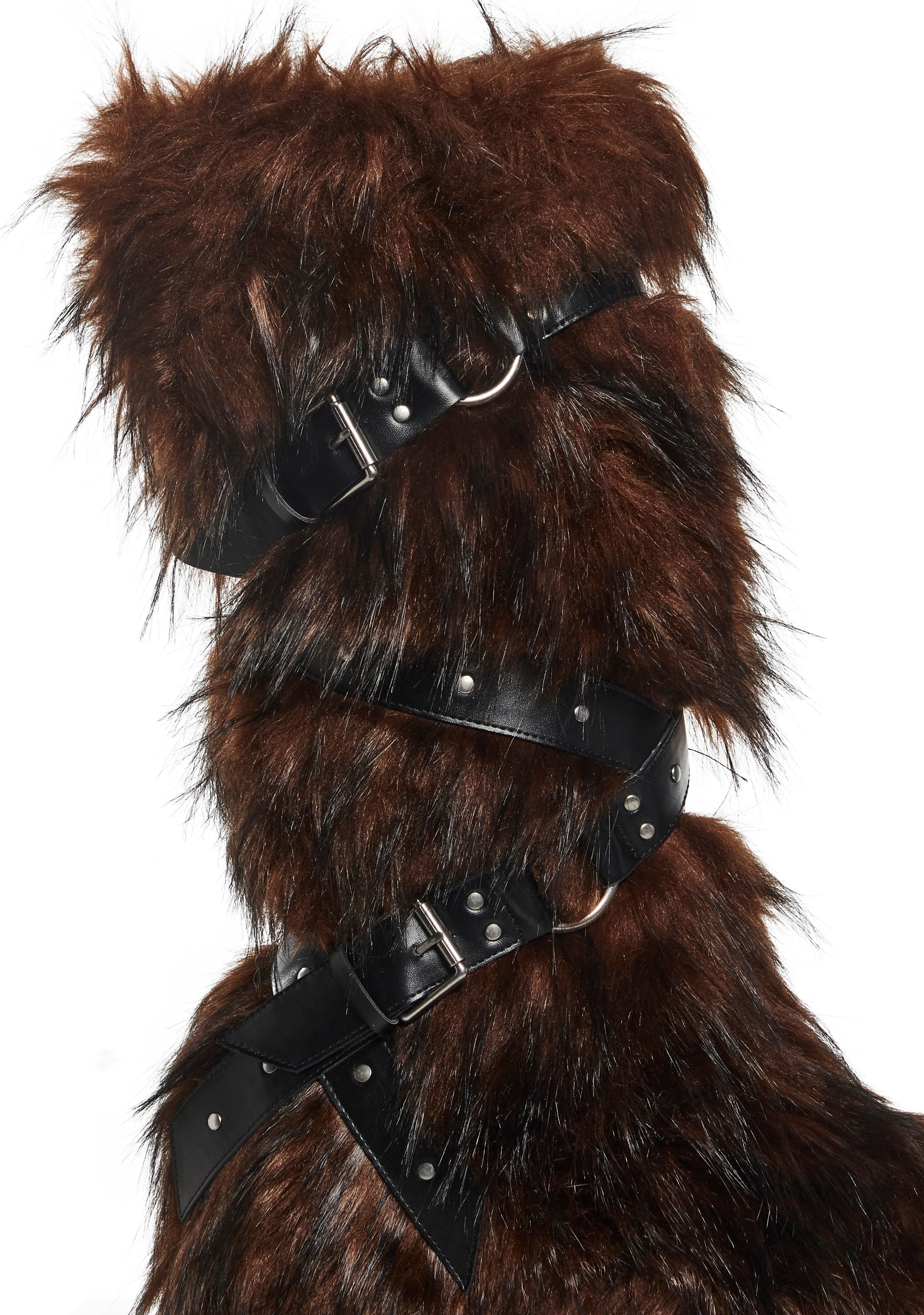 Alternative view of Wild Instincts Faux Fur Boots - Chocolate