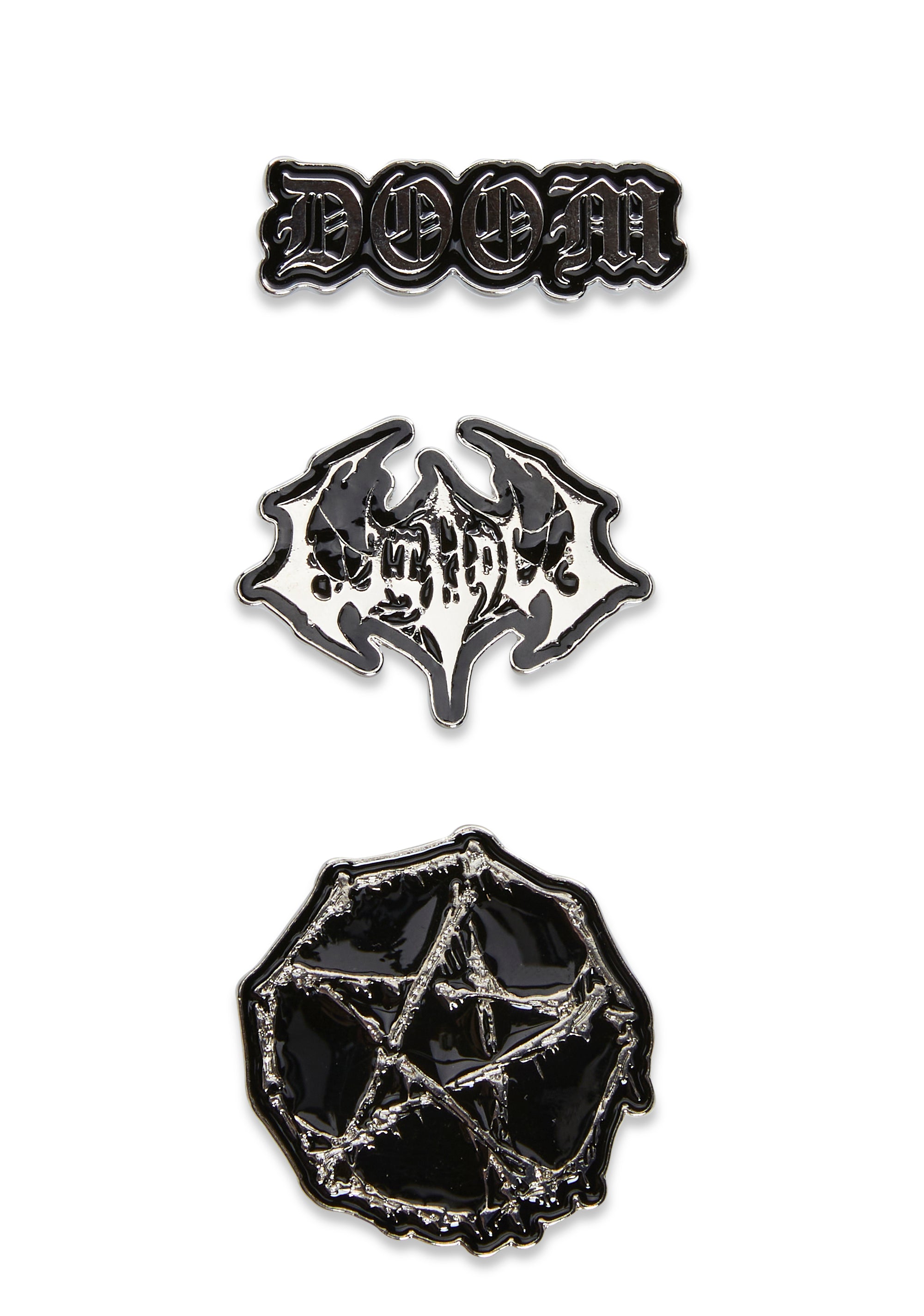 Alternative view of Doom Enamel Pin Set
