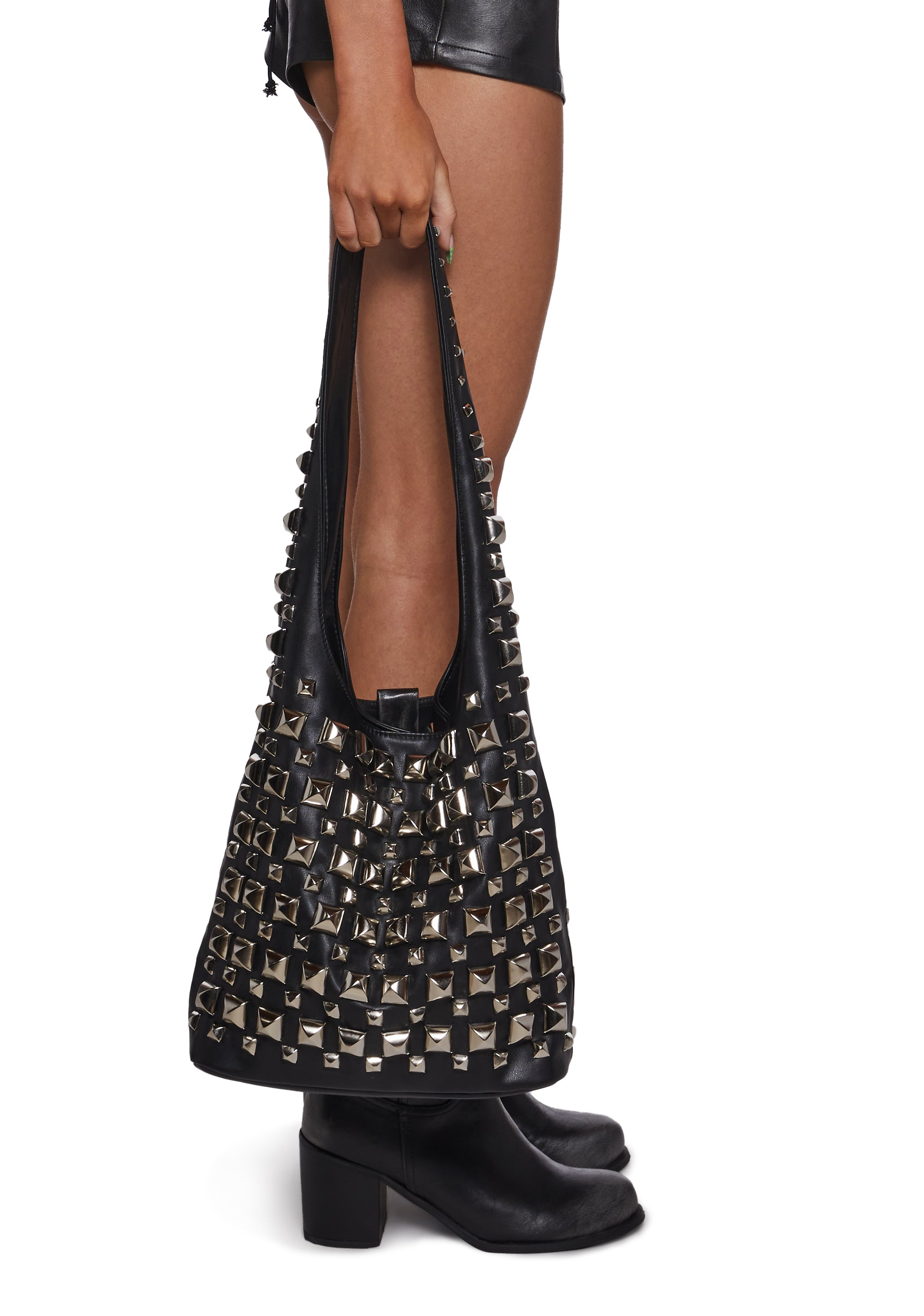 Alternative view of Drama First Studded Tote Bag