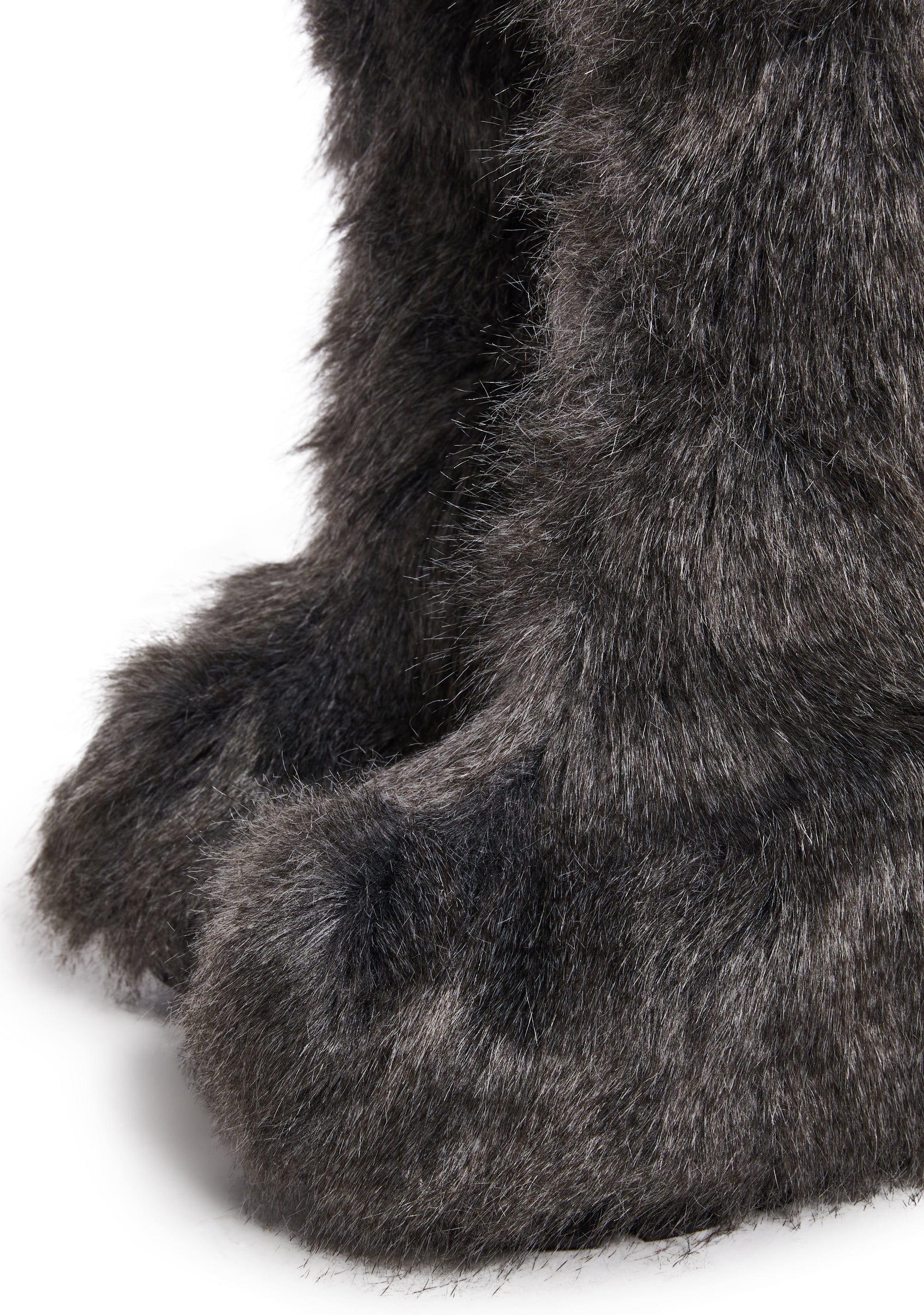 Alternative view of Wild Instincts Thigh High Boots - Gray
