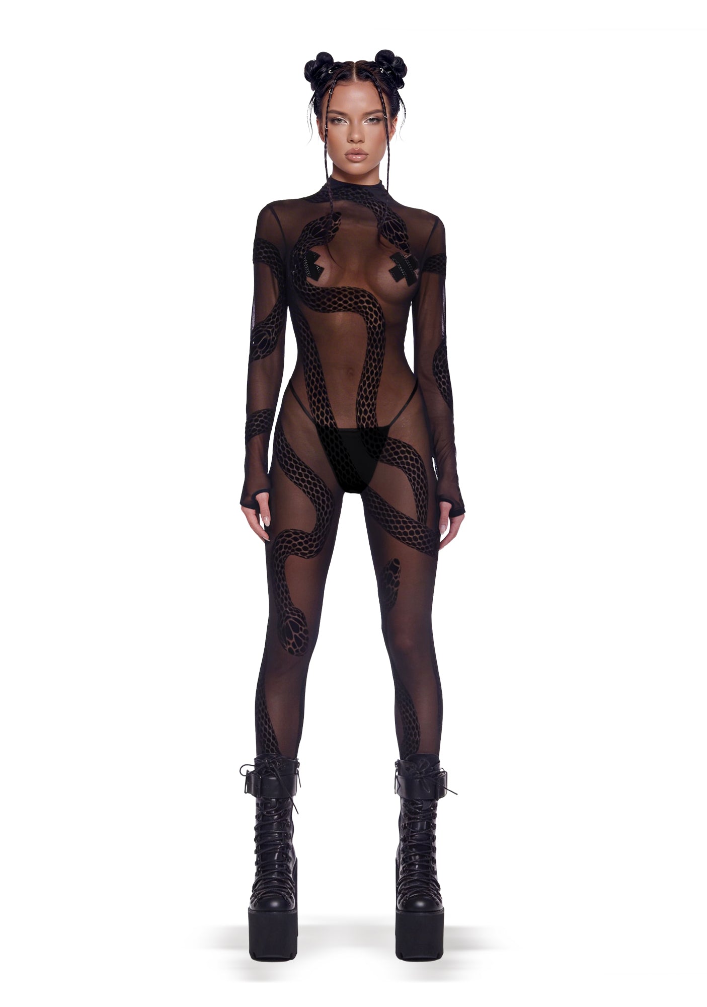 Crash N' Burn Mesh Catsuit