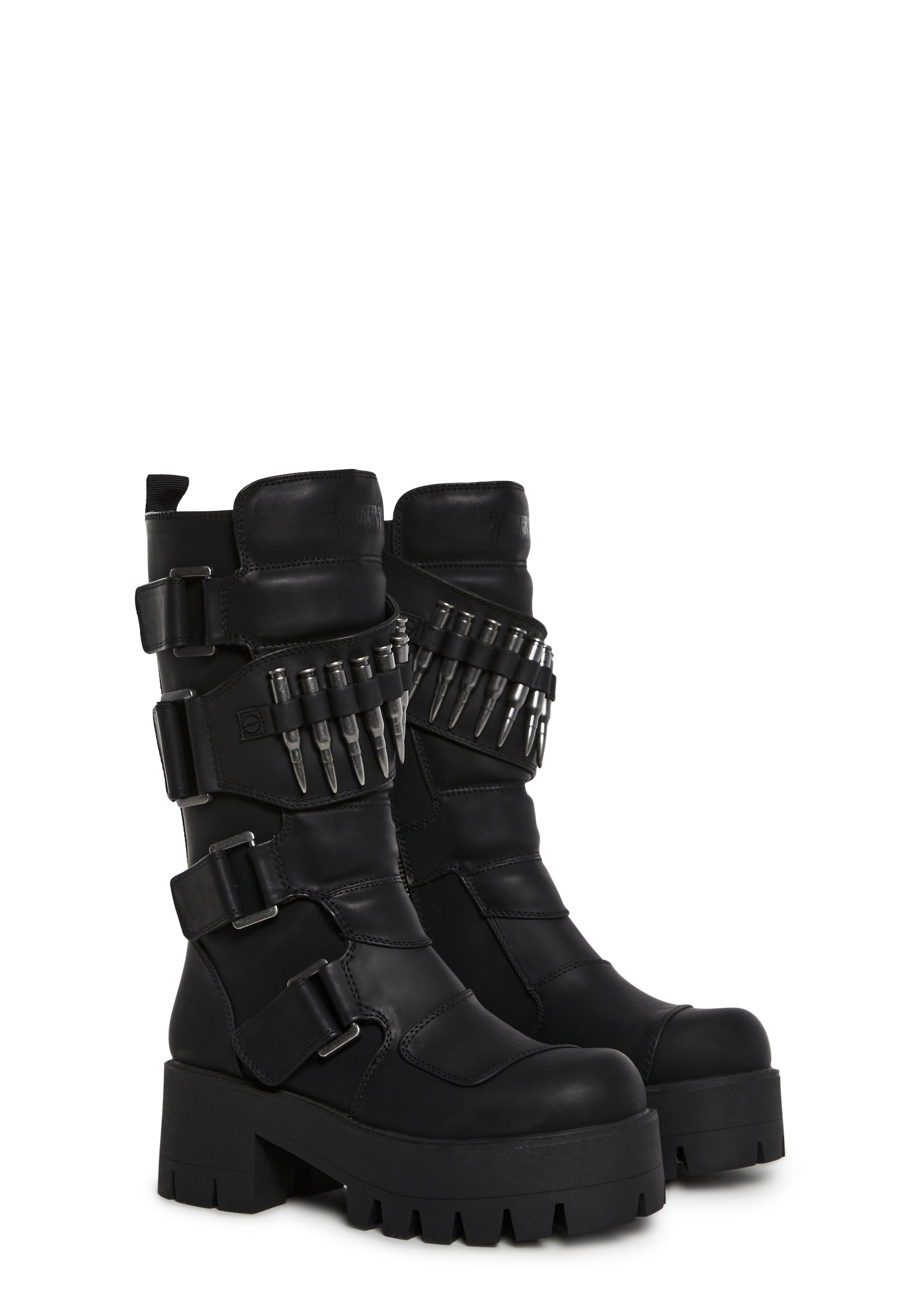 Warp Bullet Combat Boots - Black