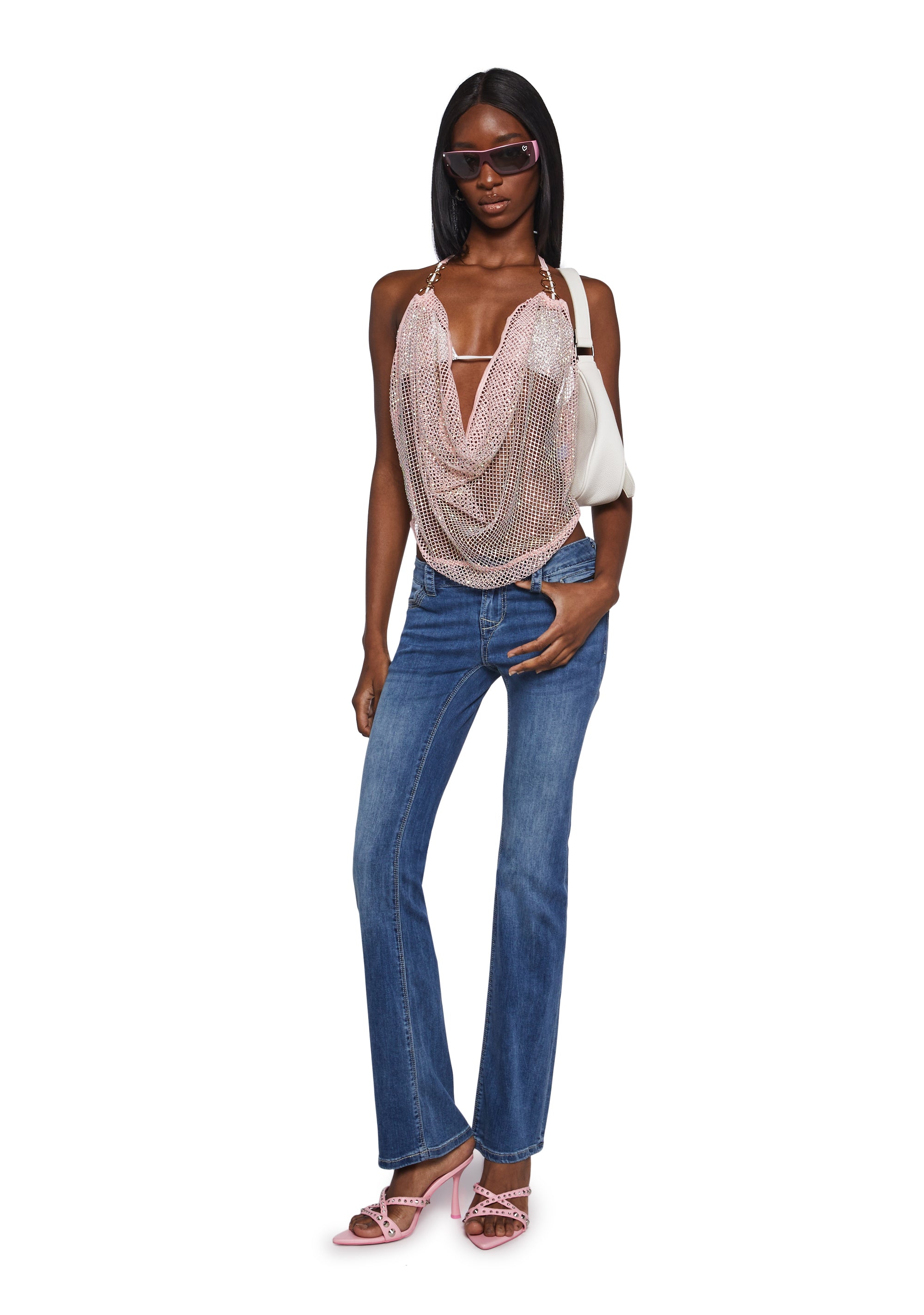 Alternative view of Dance Beats Cowl Top
