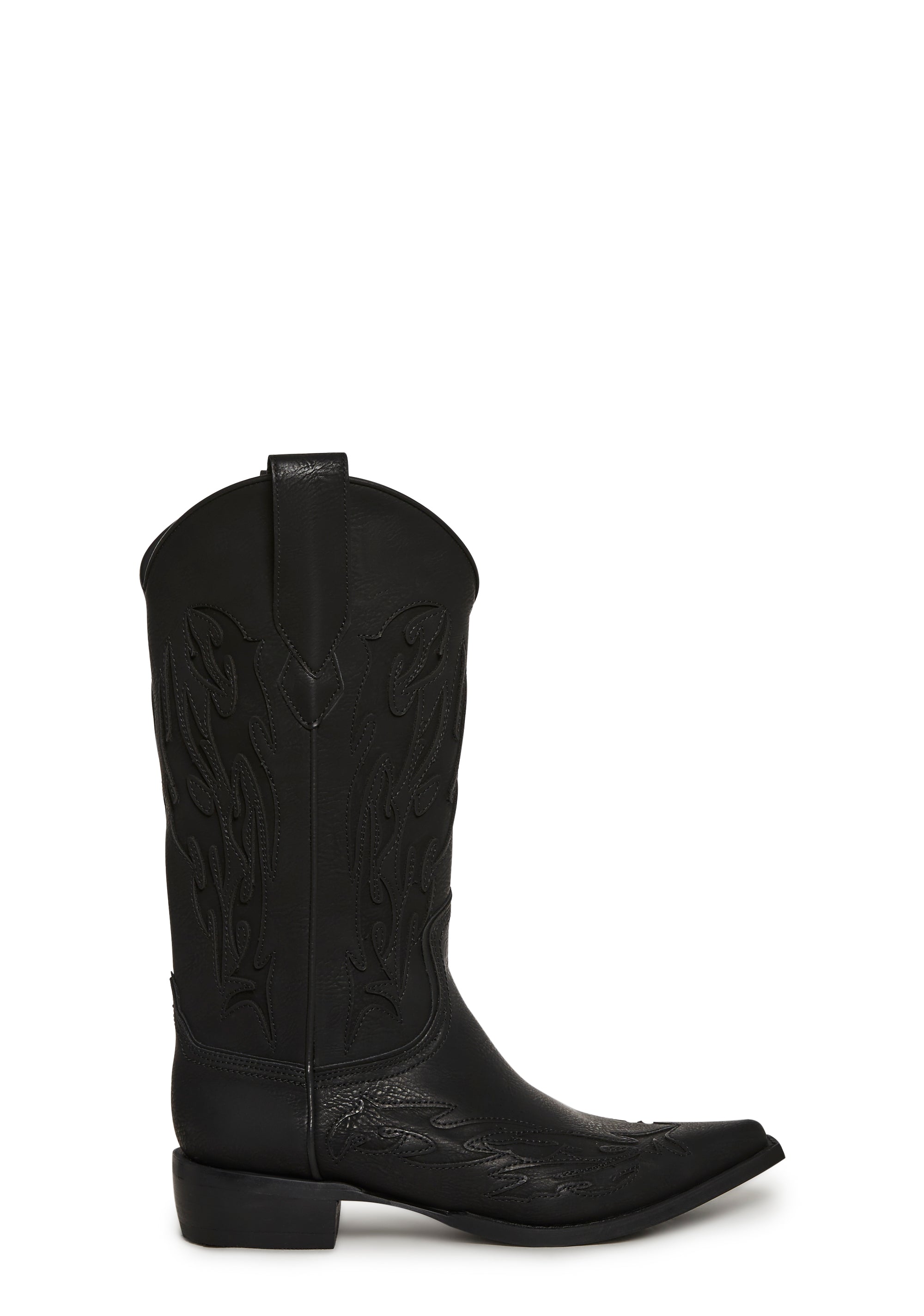 Femme Revolt Cowboy Boots - Black