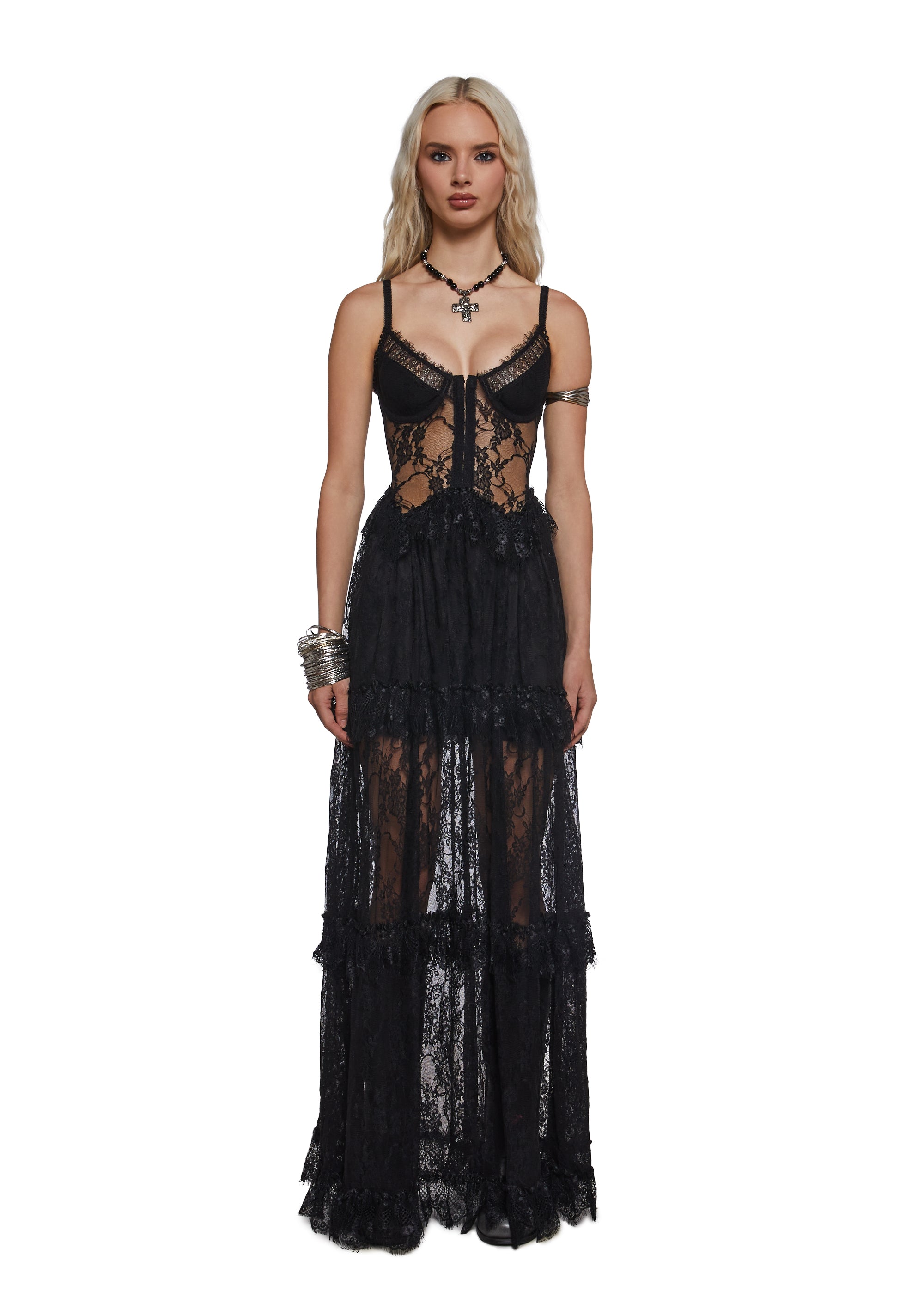 Delilah Lace Maxi Dress