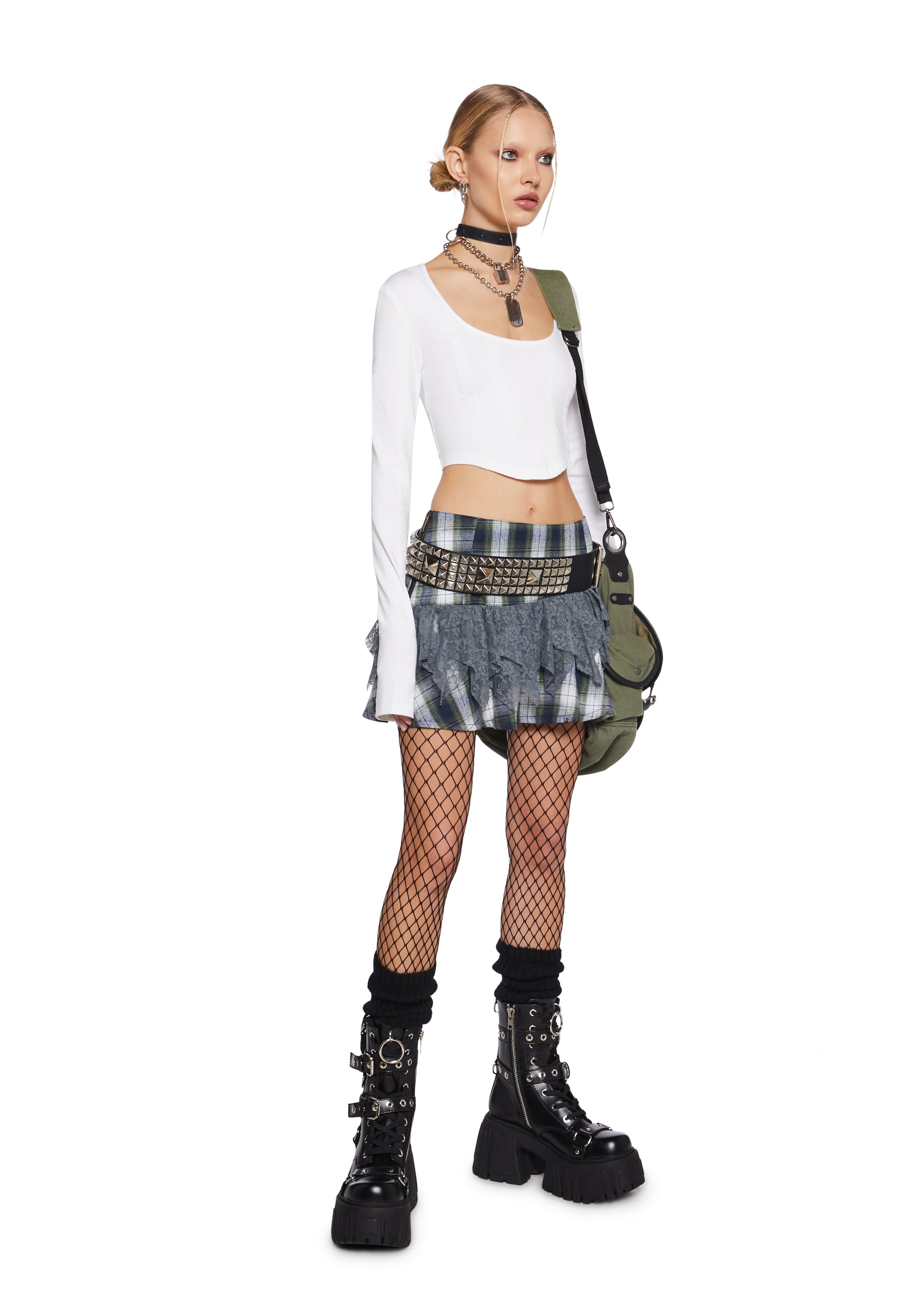 Alternative view of Back Stage Long Sleeve Crop Top