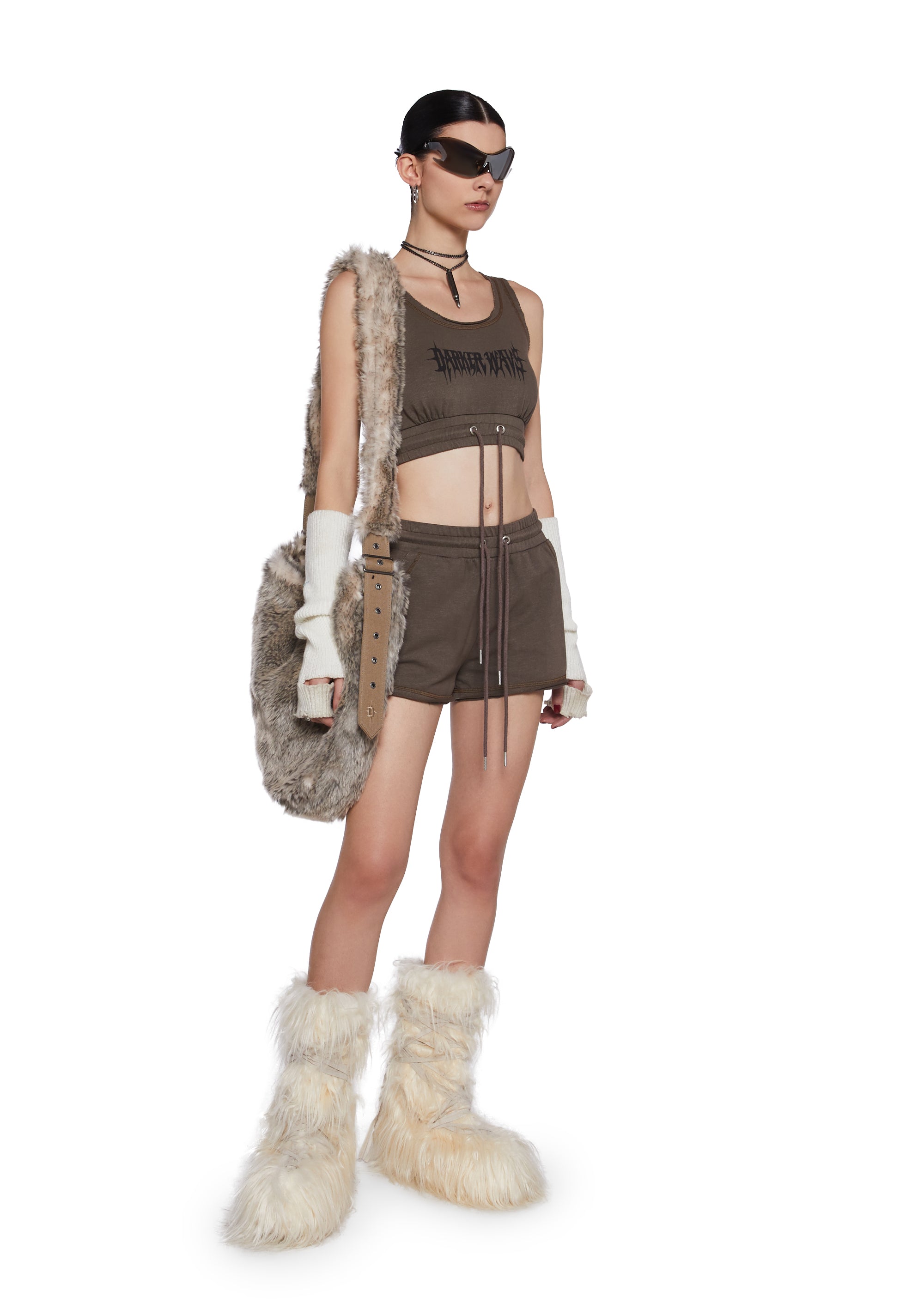 Alternative view of Warp Knit Lounge Set