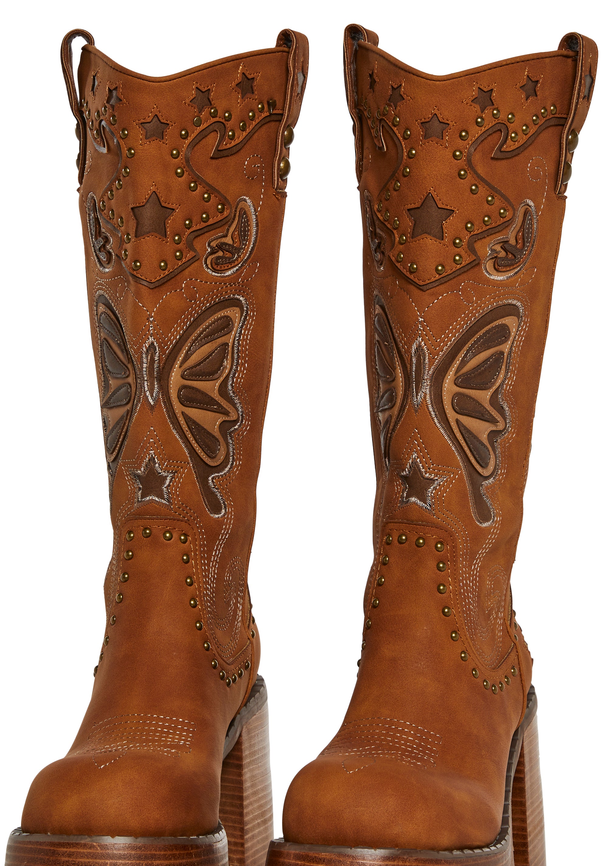 Alternative view of Butterfly Rodeo Western Boots - Copper