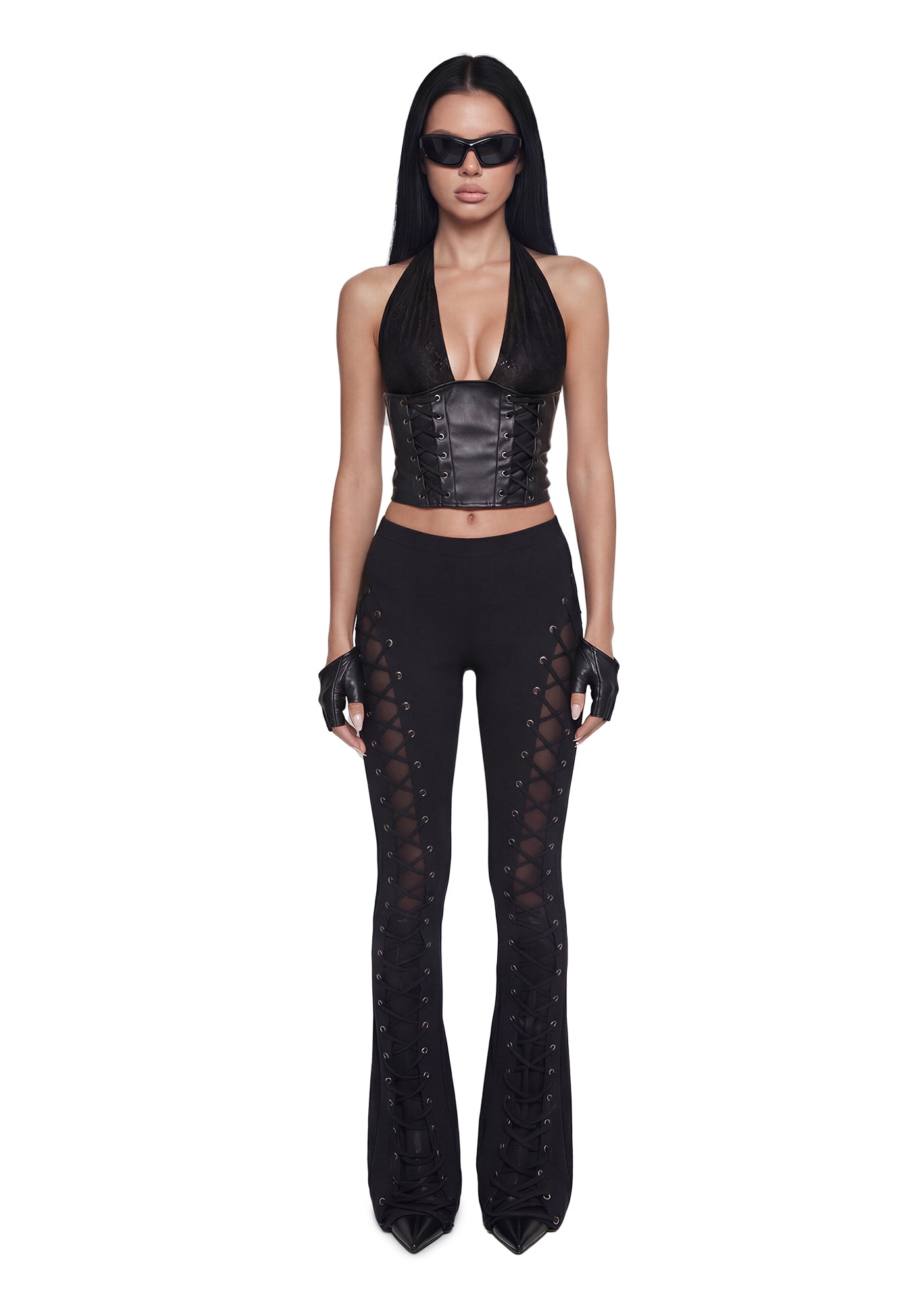 Alternative view of Dujor Low Waist Corset Pants