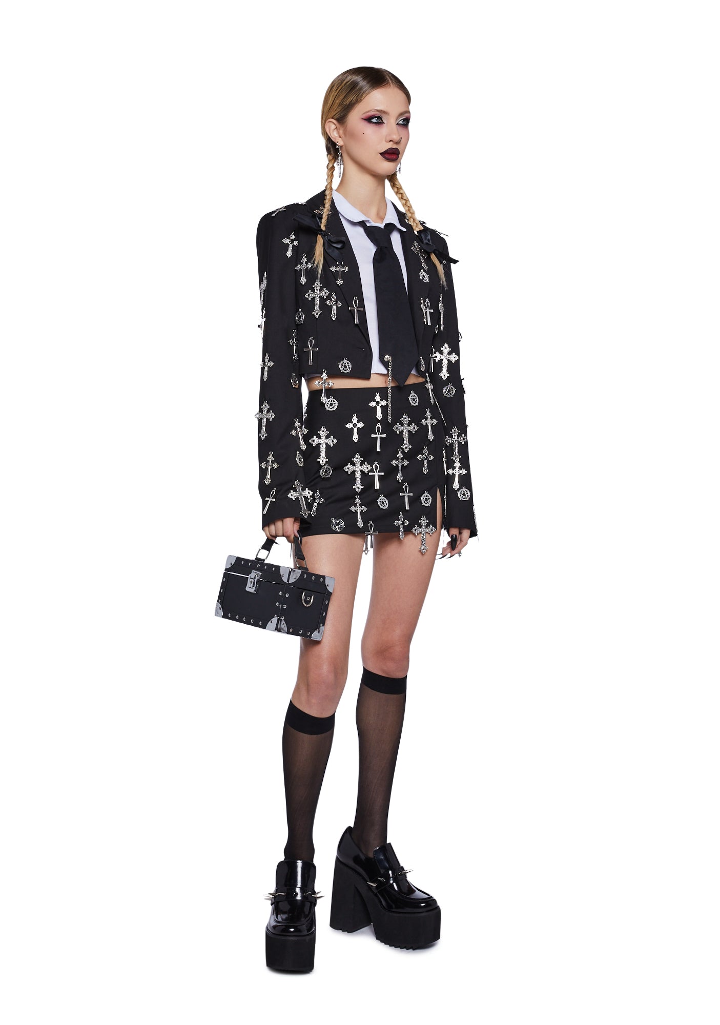 Alternative view of Idol Worship Mini Skirt