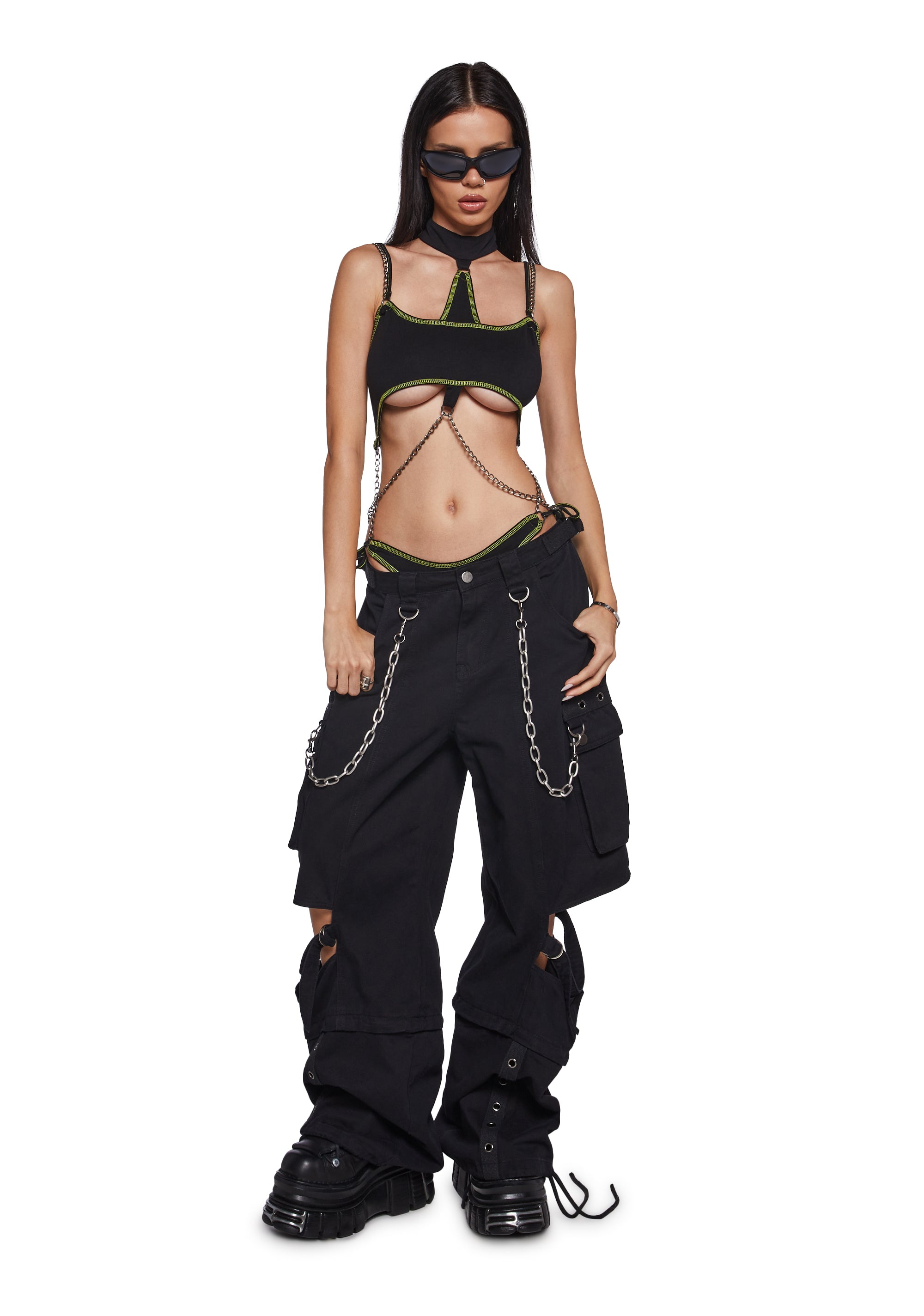 Alternative view of Bpm Romance Bodysuit With Chains
