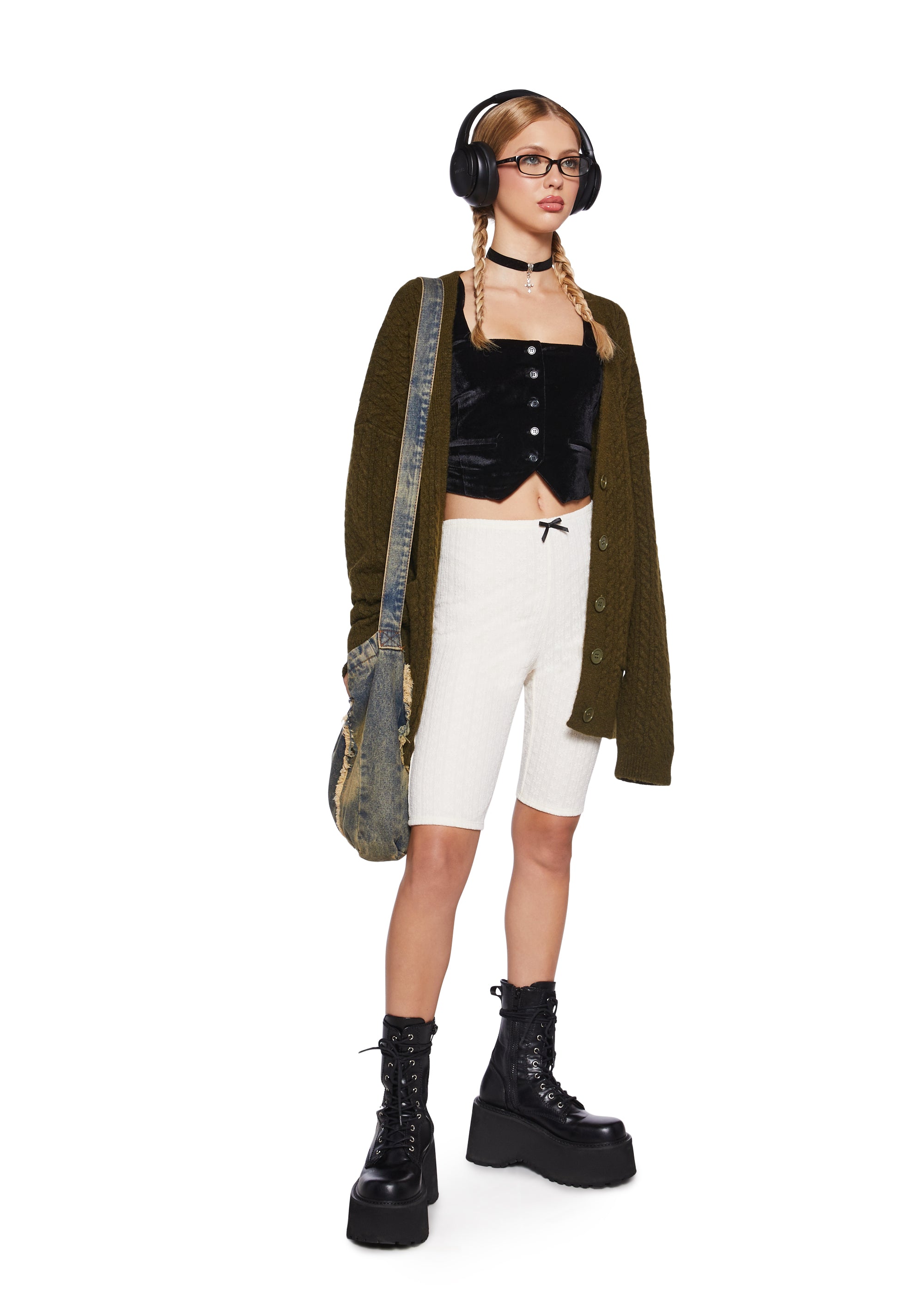 Alternative view of Best Bet Pointelle Biker Shorts