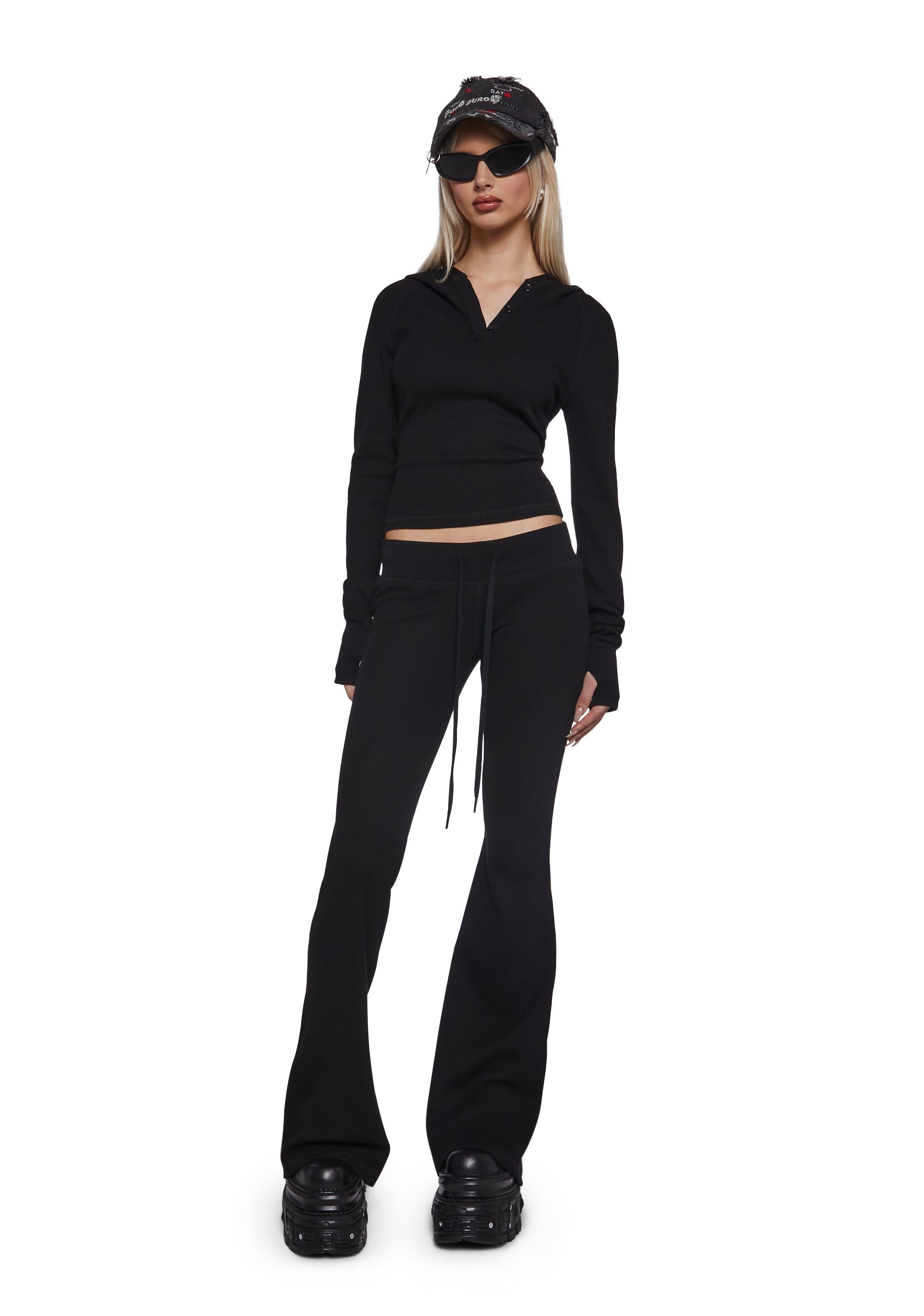 Alternative view of Ego Thermal Flared Pants
