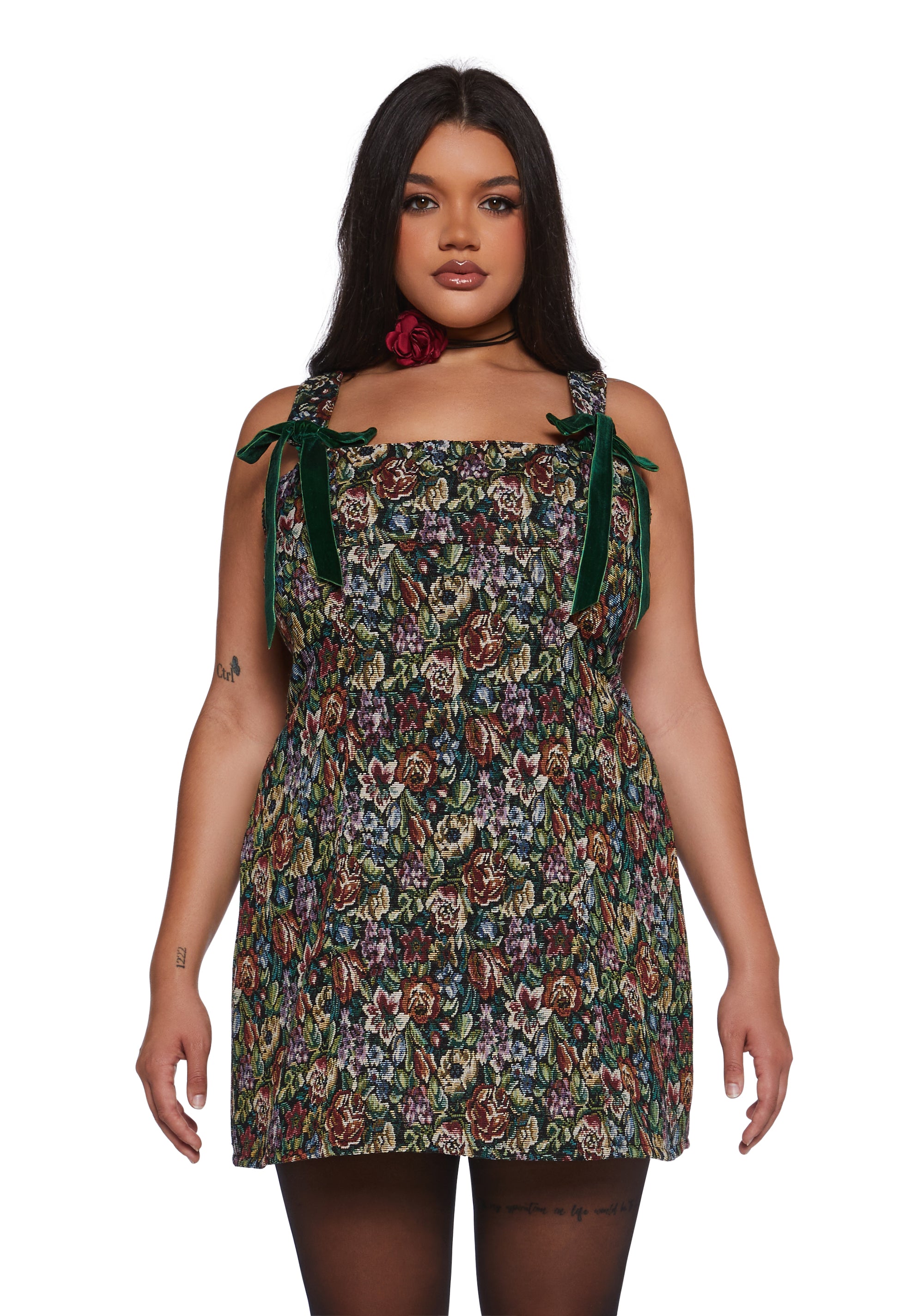 Alternative view of Pixie Stardust Mini Dress - Jacquard