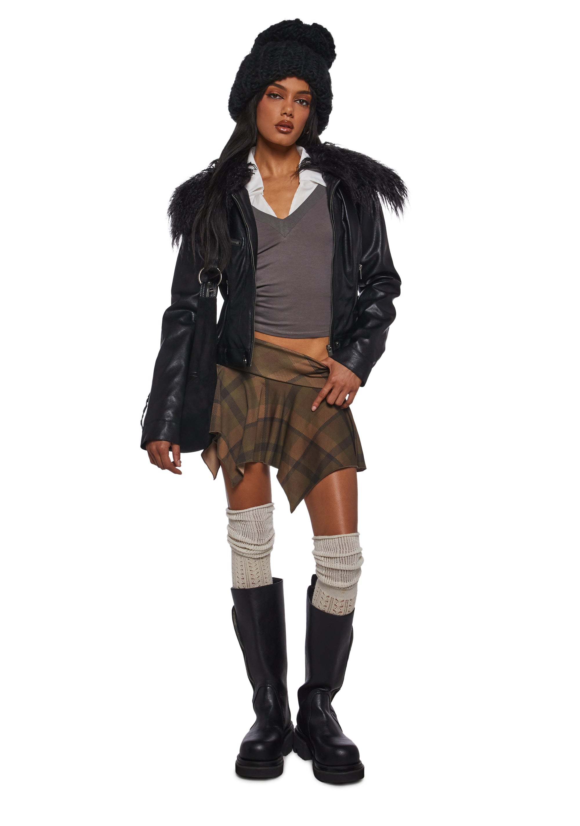 Alternative view of Latte Lover Mini Skirt
