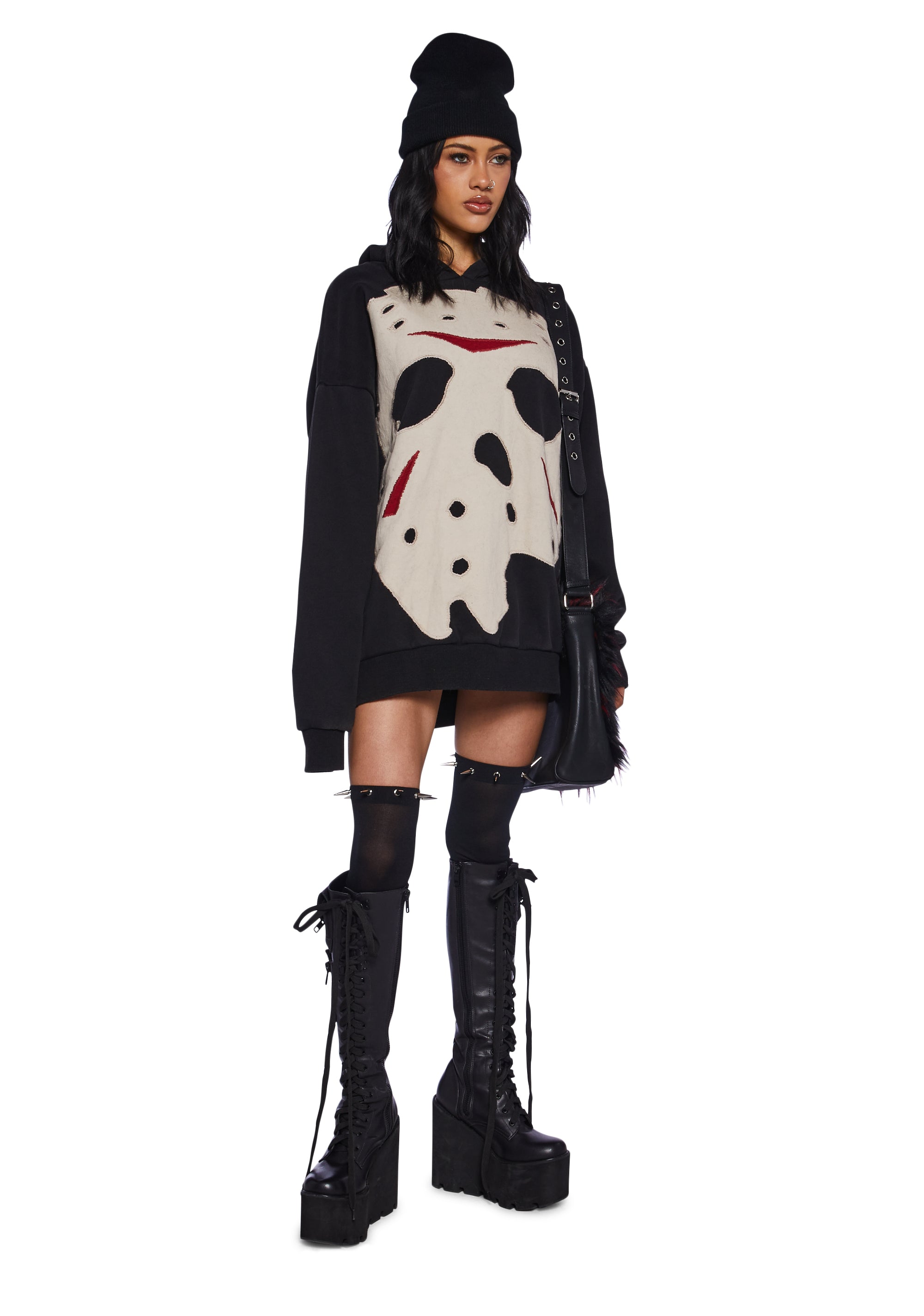 Alternative view of Vile Voorhees Oversized Hoodie