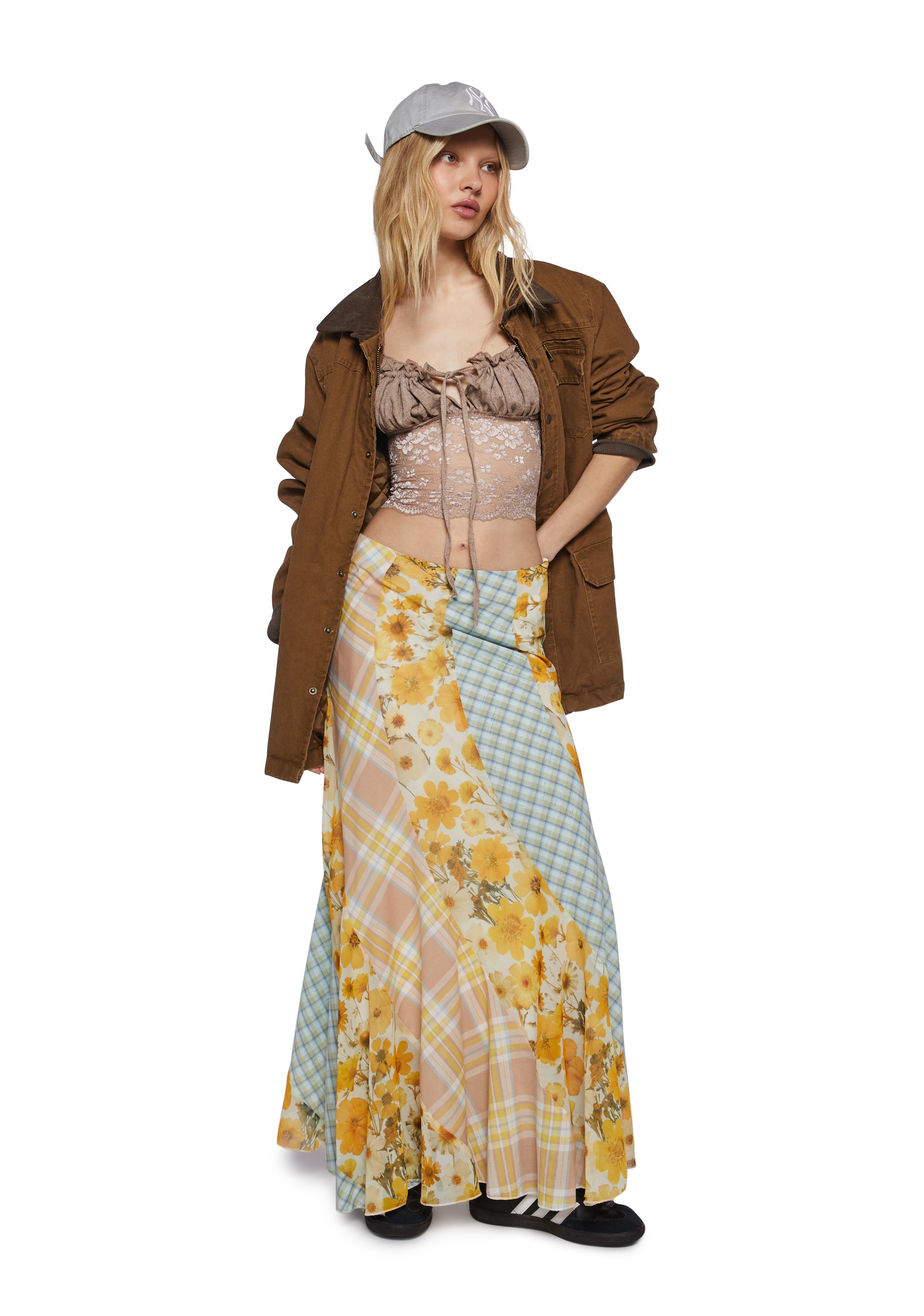 Alternative view of Pressed Flowers Maxi Skirt