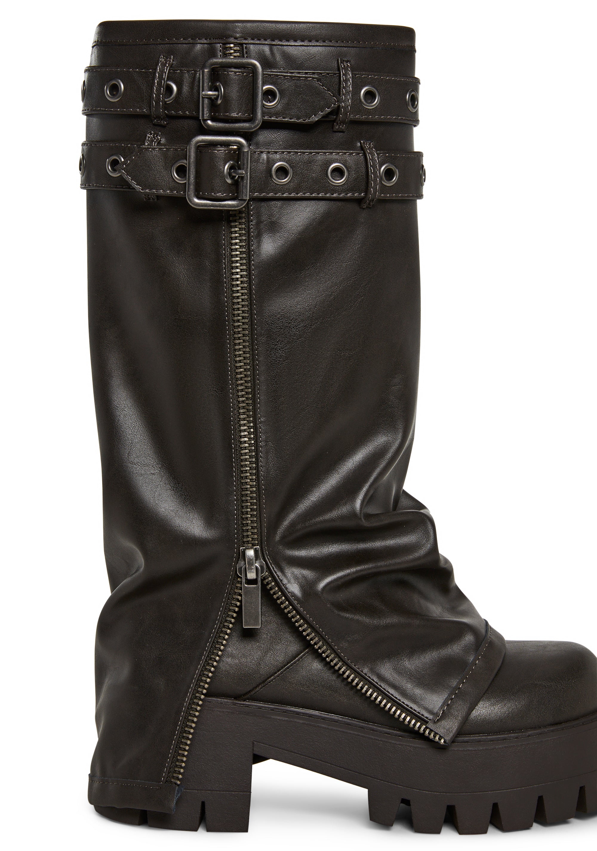 Alternative view of Warp Knee High Pant Boots - Brown
