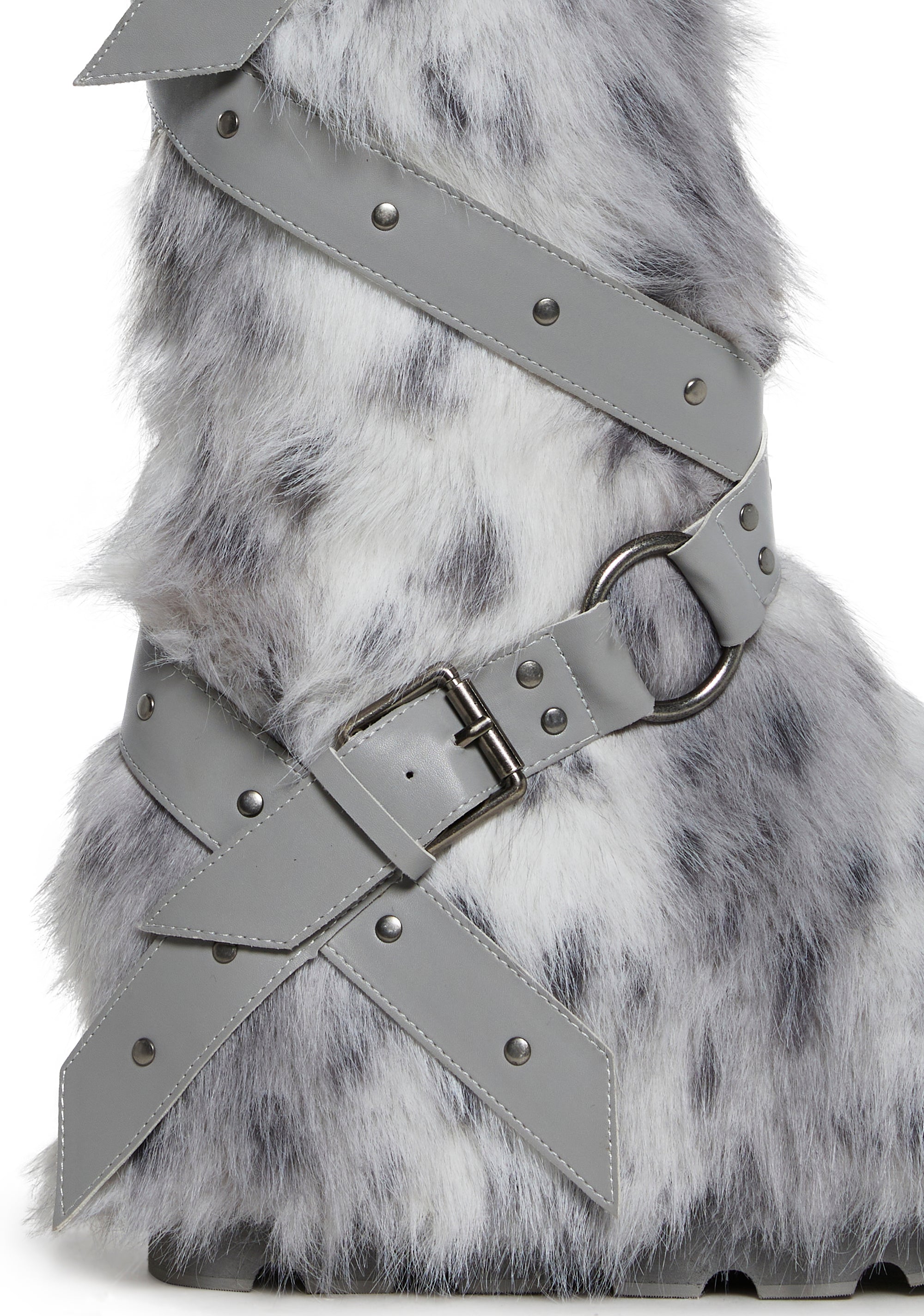 Alternative view of Wild Instincts Faux Fur Boots - White