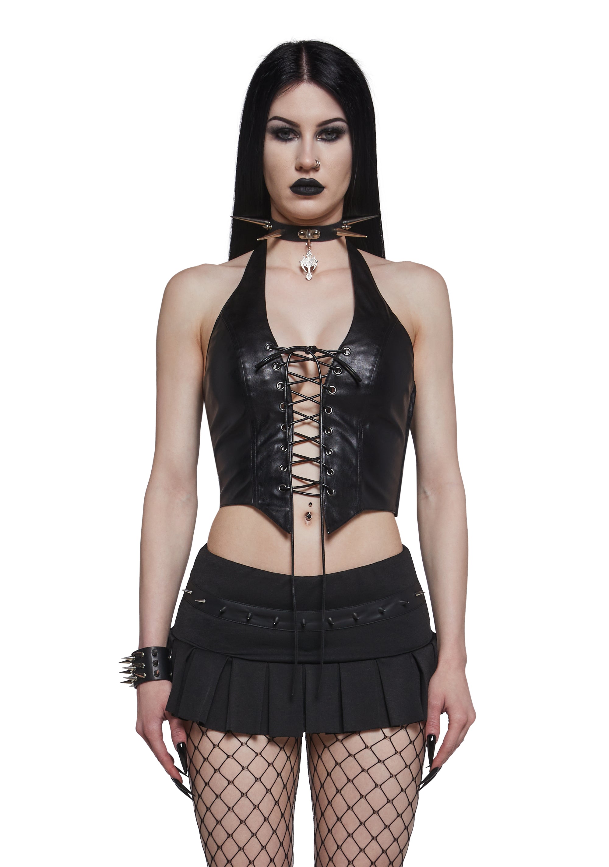 Isis Lace Up Halter Top