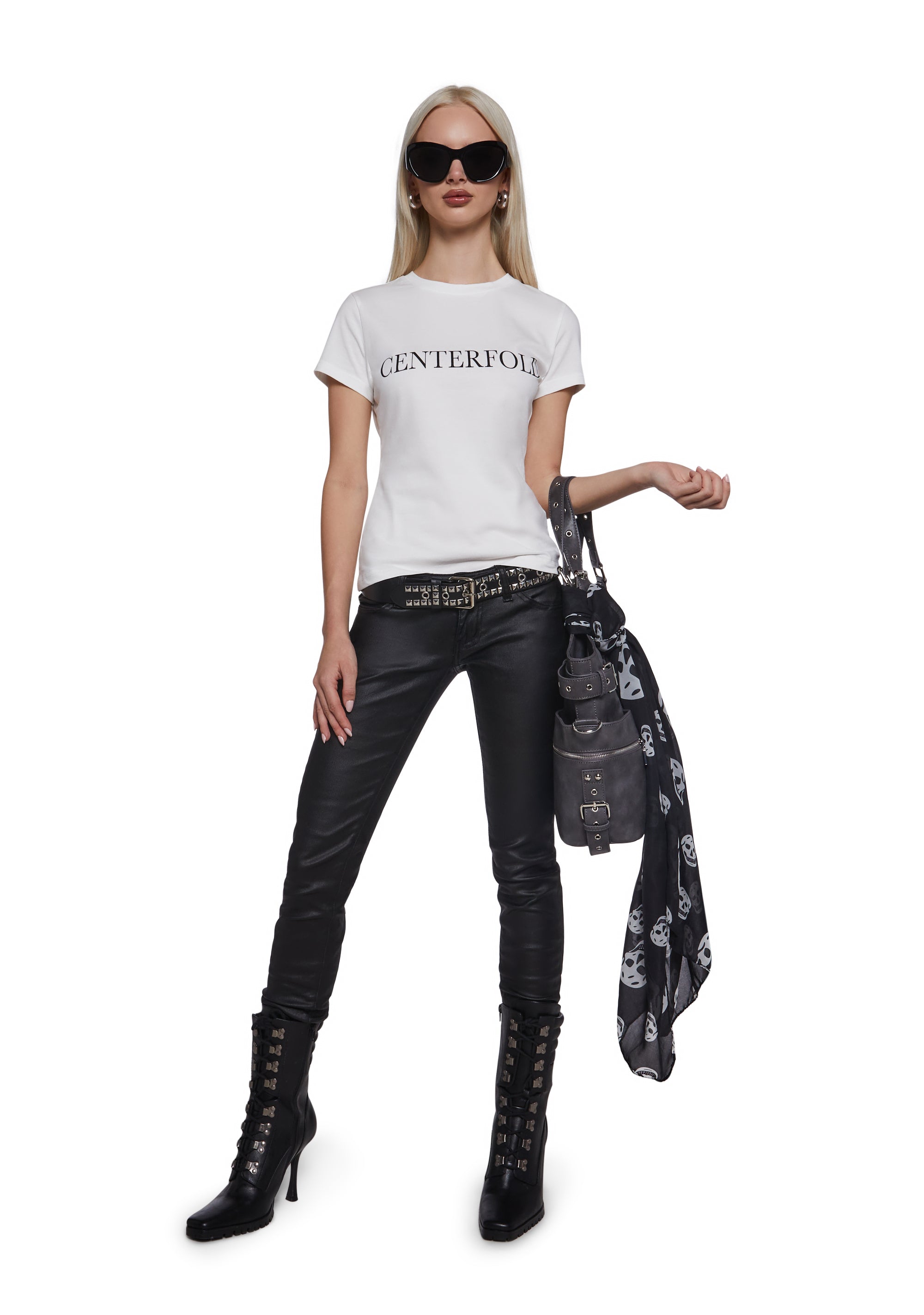 Alternative view of Centerfold Graphic Tee