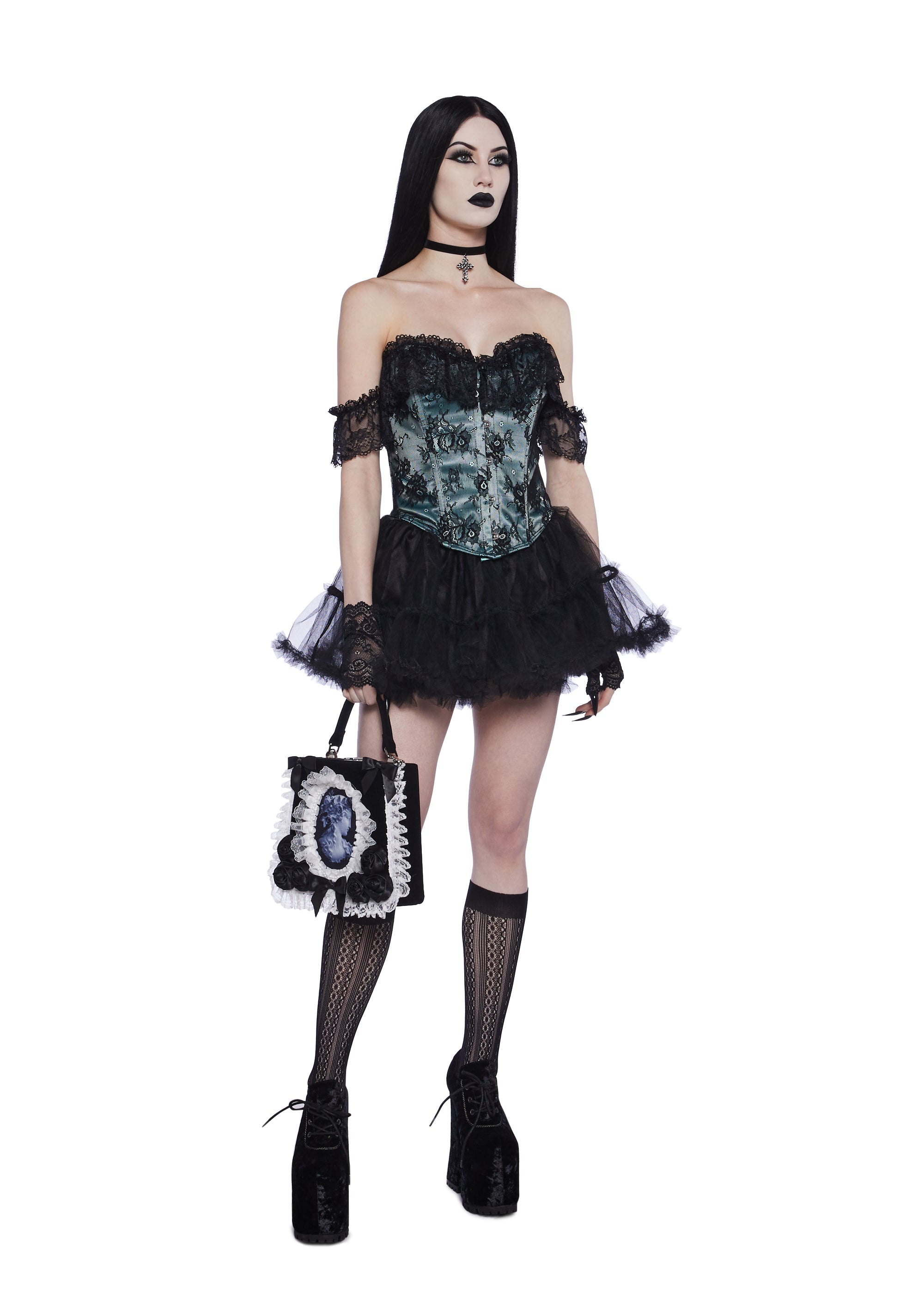 Alternative view of Enchanted Darkness Corset Top