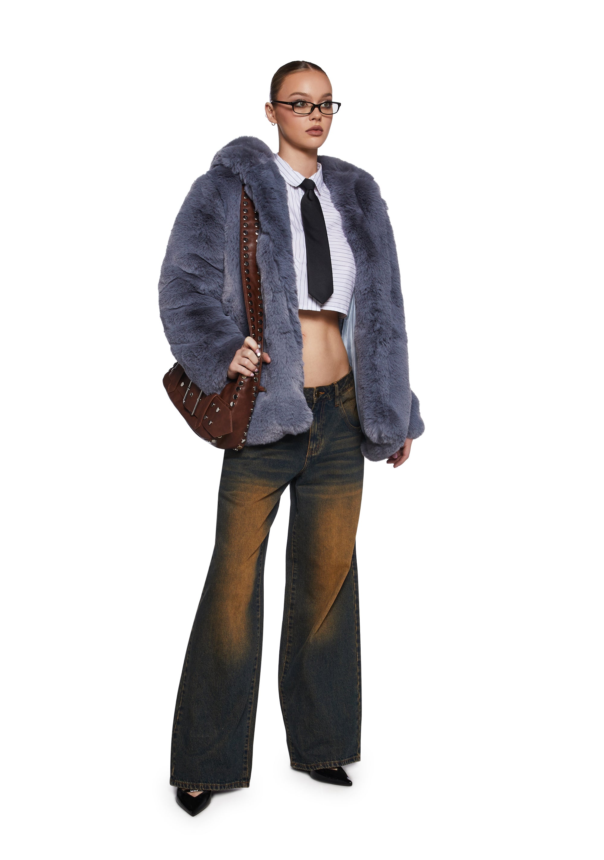 Alternative view of Wild Wintering Faux Fur Coat