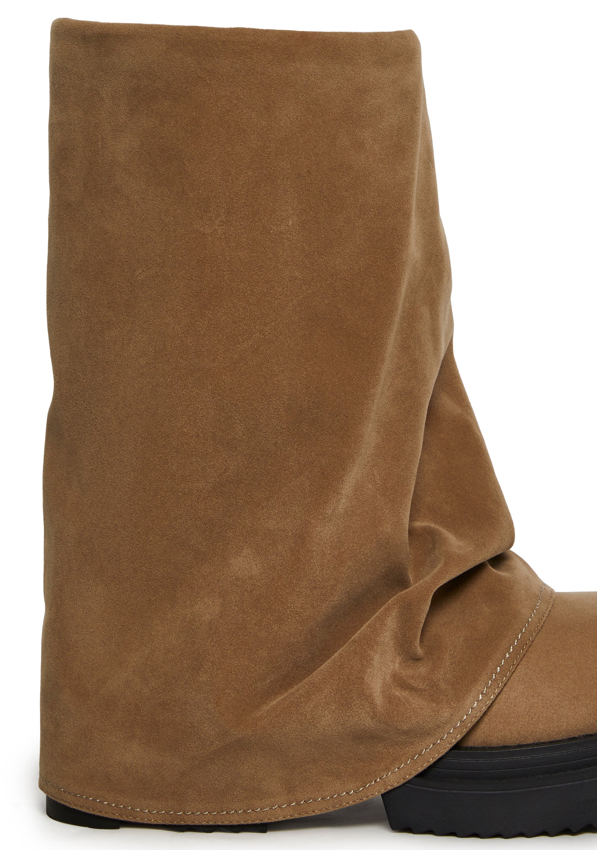 Alternative view of Ego Foldover Boots - Brown