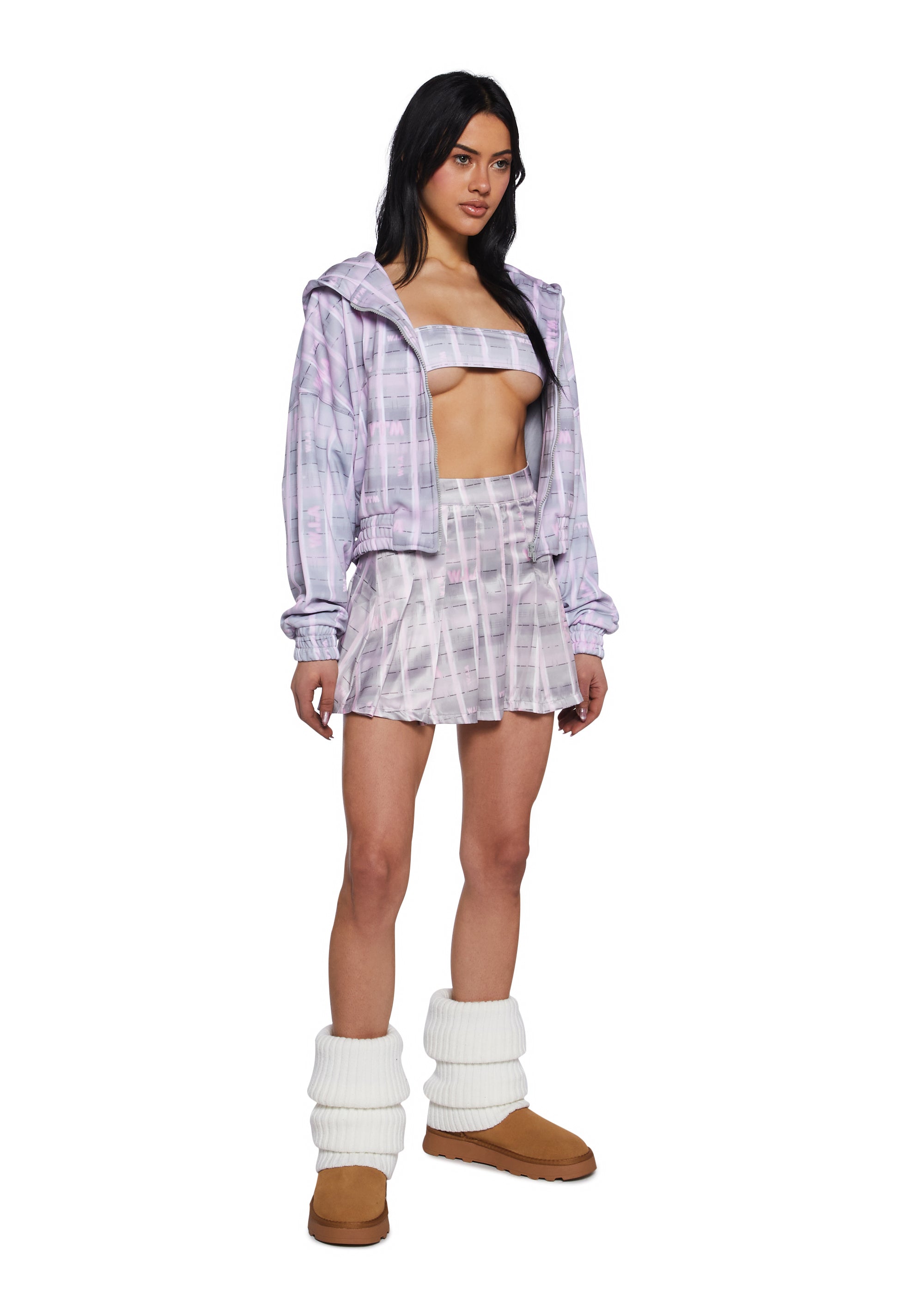 Alternative view of Erlang Pleated Mini Skirt