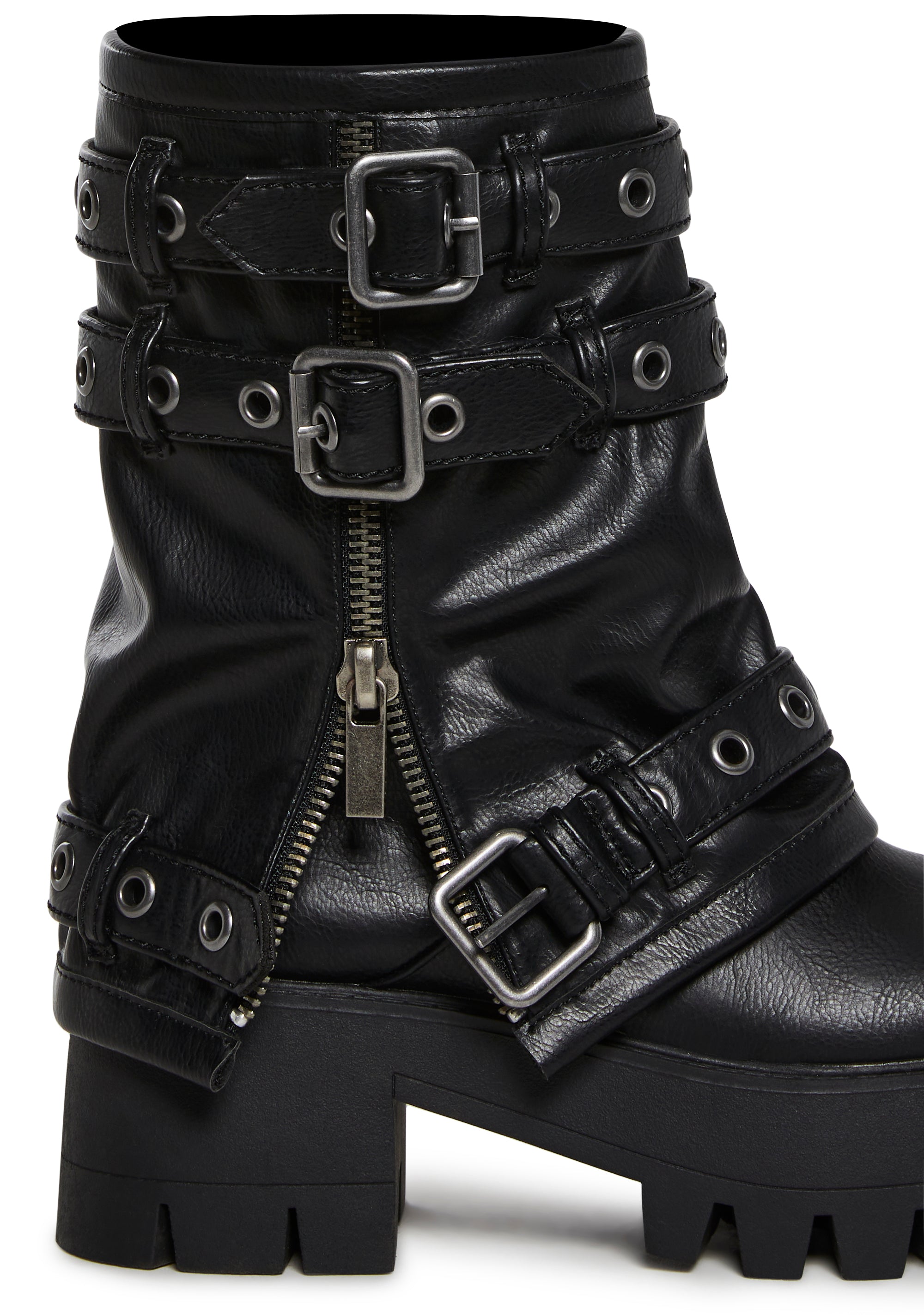 Alternative view of Warp Combat Boots - Black