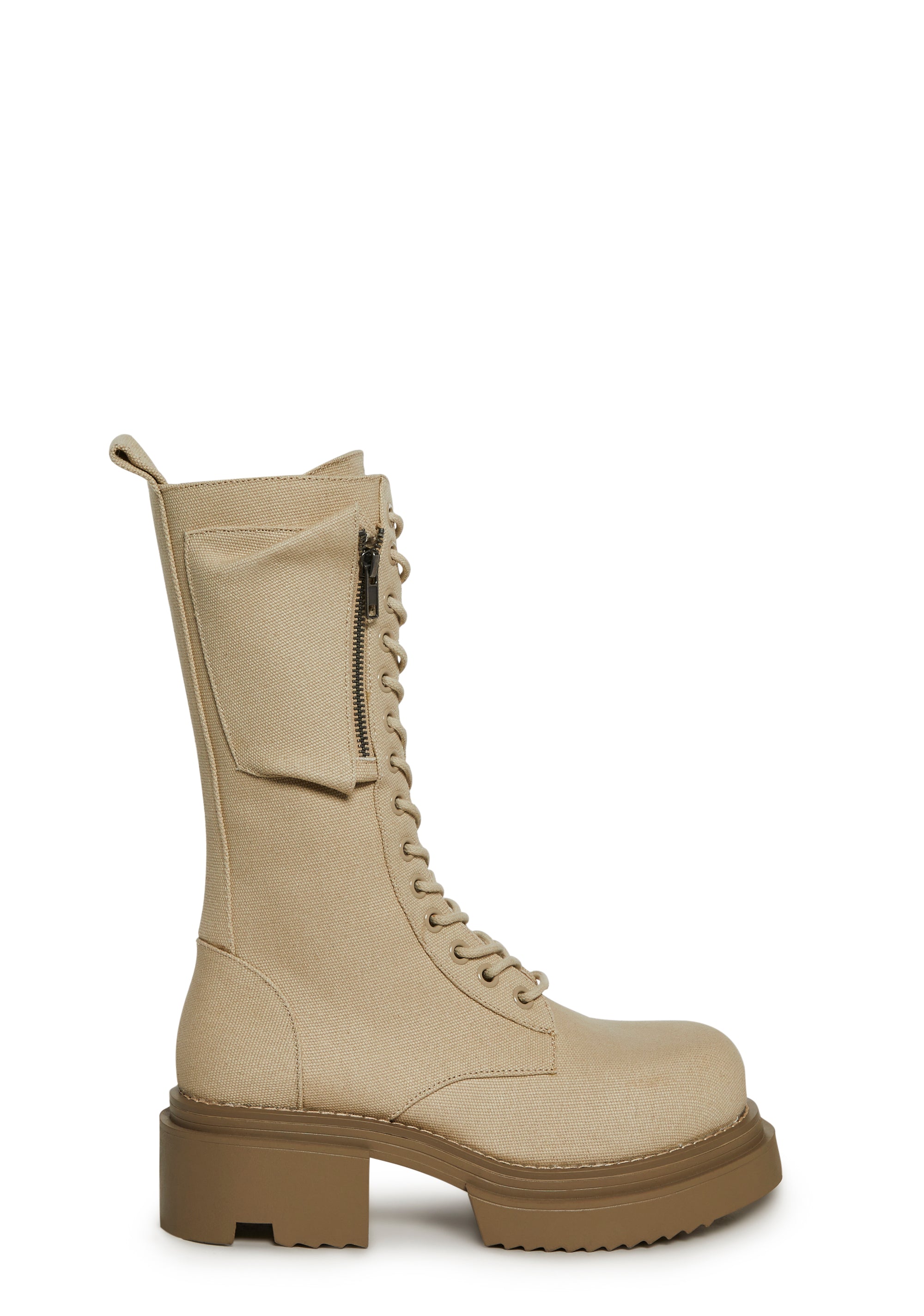 Desert Pocket Combat Boot - Sand