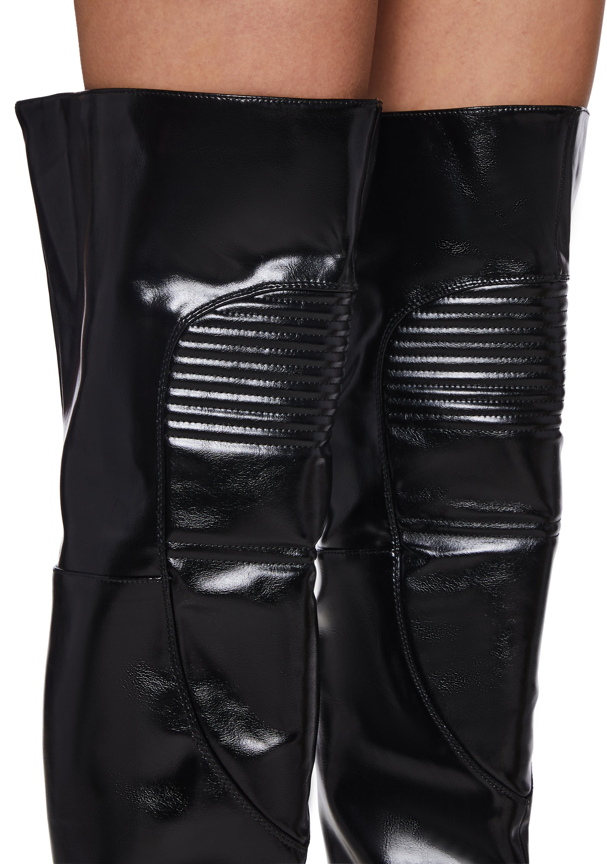 Alternative view of Tiernan Racer Thigh High Boots
