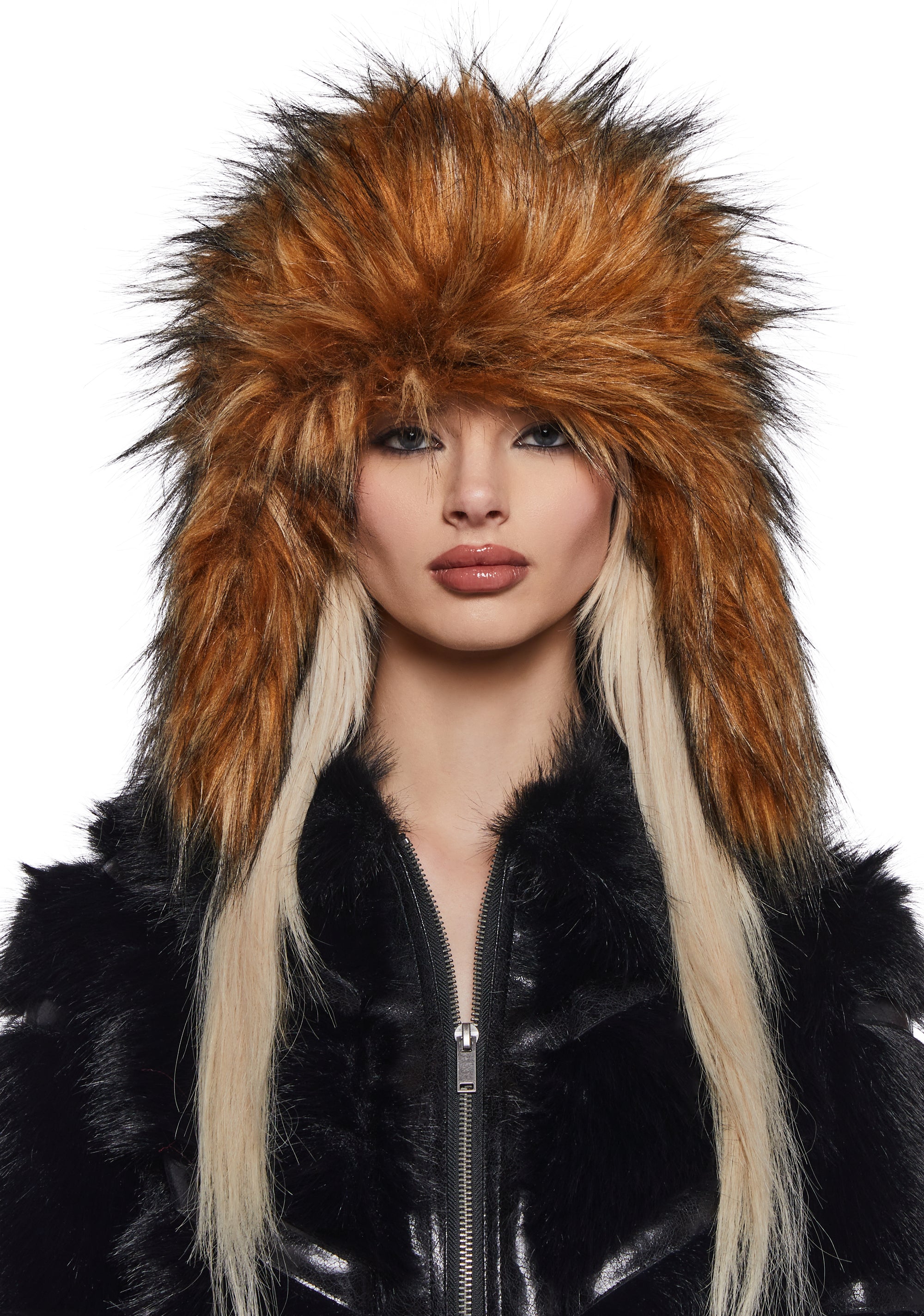 Aura Faux Fur Trapper Hat - Brown
